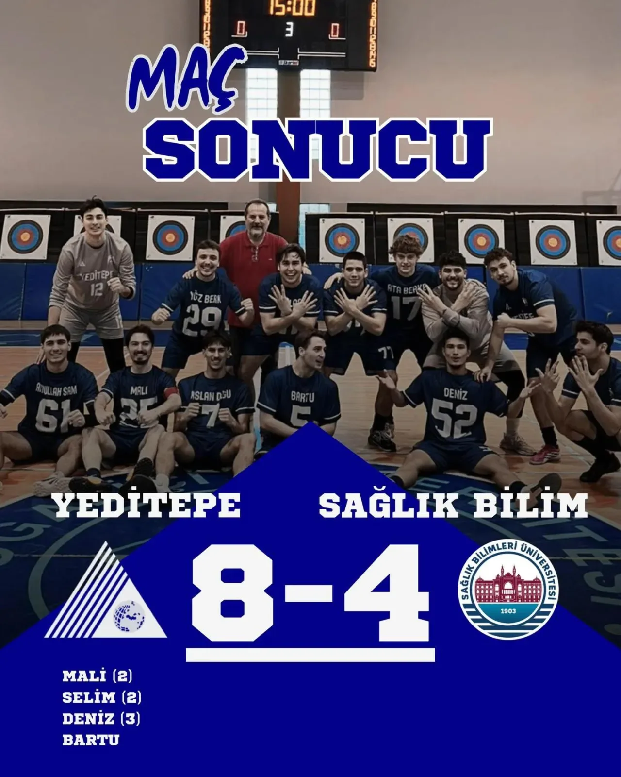 Yeditepe Üniversitesi Spor Kulübü Gruptan Çıkışı Garantiledi Yeditepe Üniversitesi Spor Kulübü Gruptan Çıkışı Garantiledi