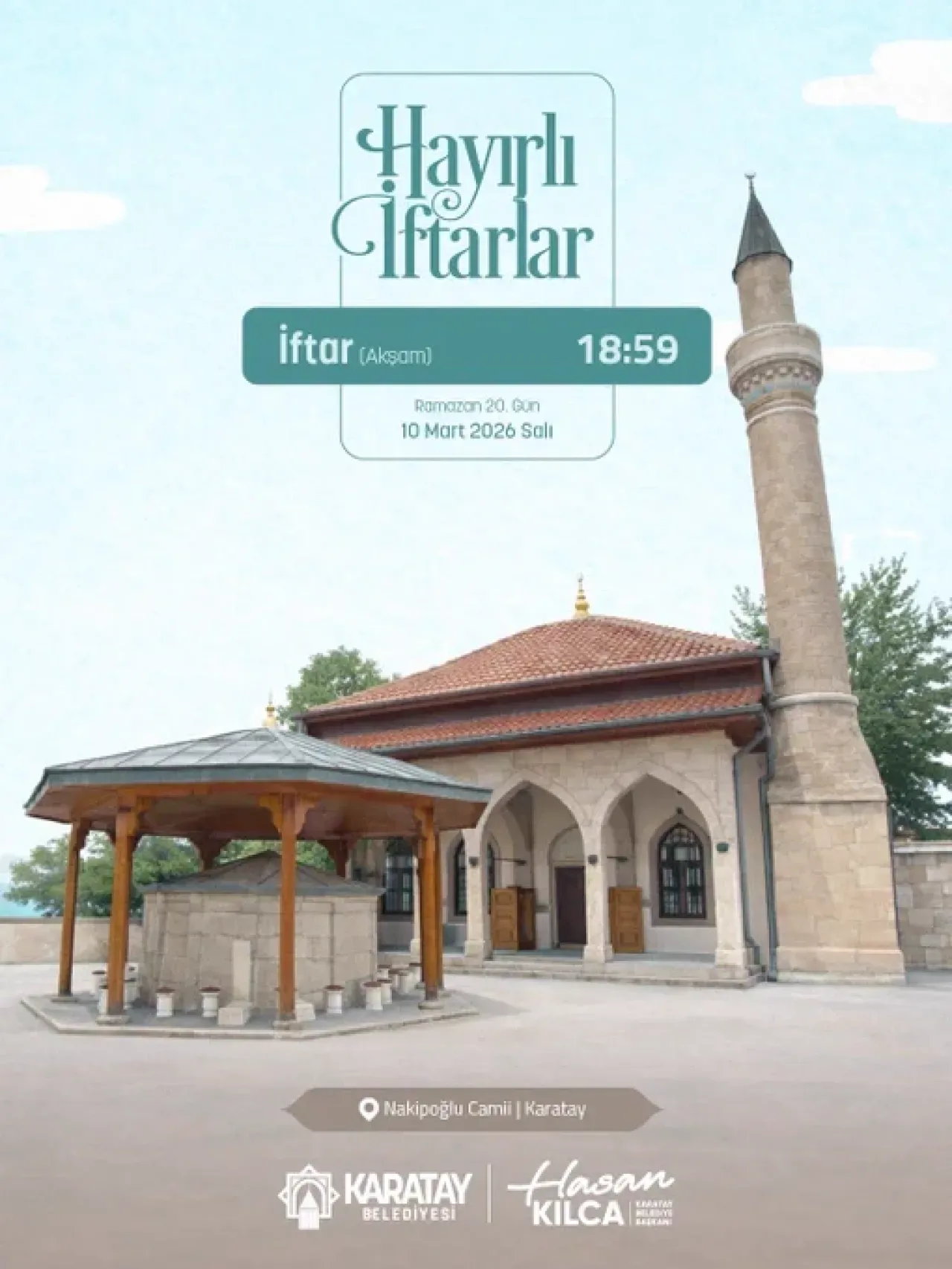 Karatay'da İftar Saati: Oruç ve Muhabbet Vakti Geldi Karatay'da İftar Saati: Oruç ve Muhabbet Vakti Geldi