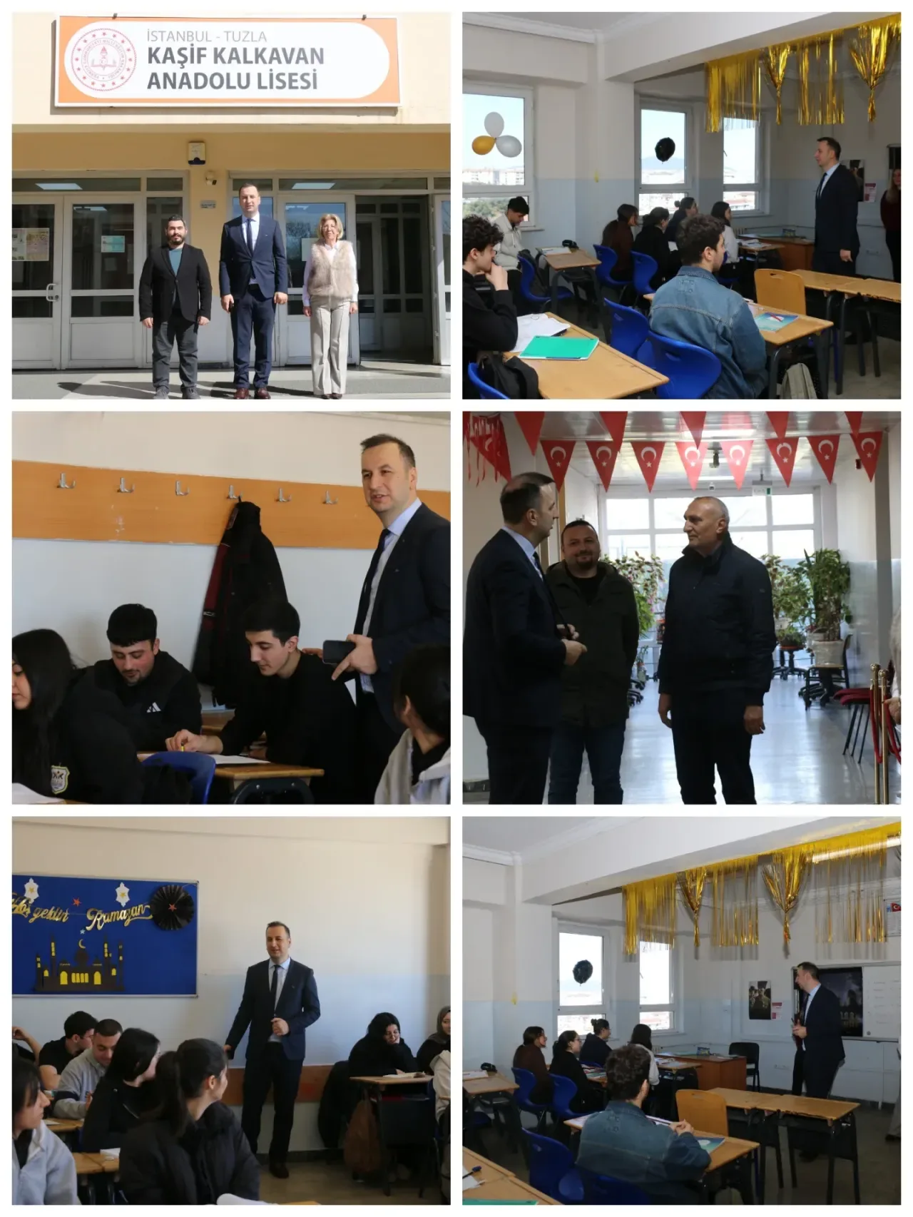 Tuzla'da Eğitim Kalitesi İçin Okul Ziyareti Tuzla'da Eğitim Kalitesi İçin Okul Ziyareti