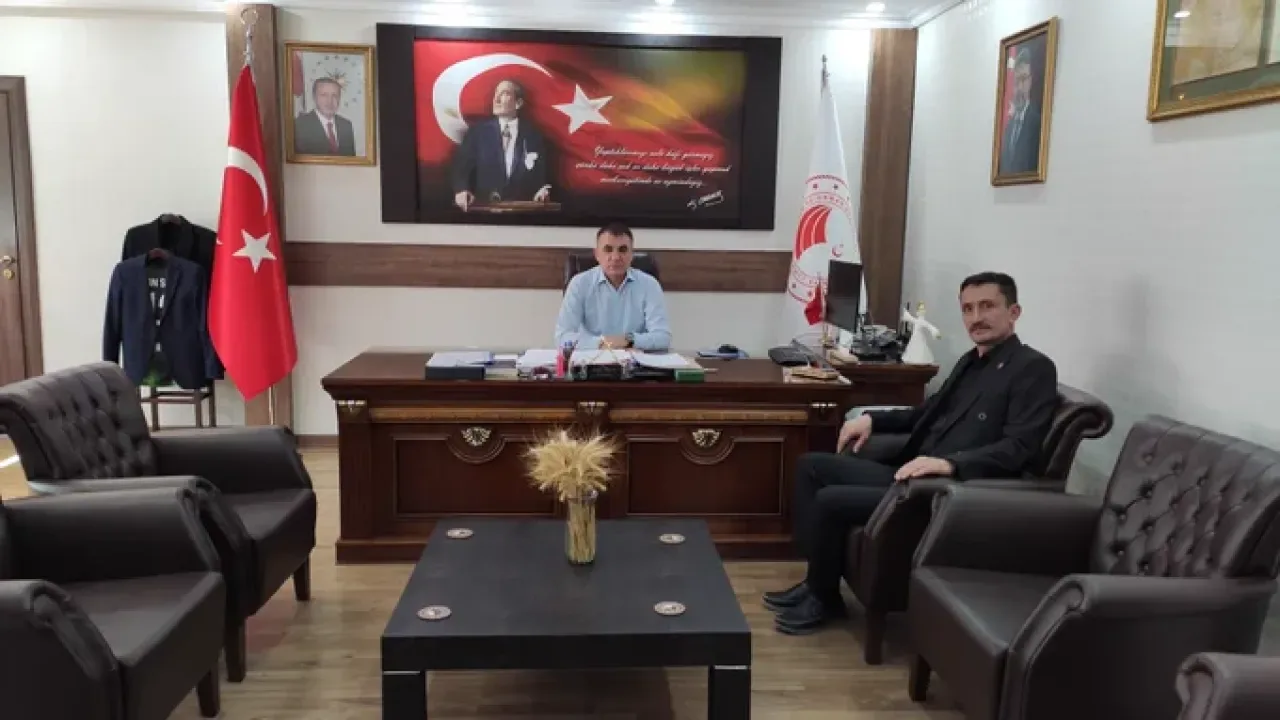 Konya'da Tarım ve Orman İl Müdürü Duran Seçen, Mahalle Muhtarını Ağırladı Konya'da Tarım ve Orman İl Müdürü Duran Seçen, Mahalle Muhtarını Ağırladı