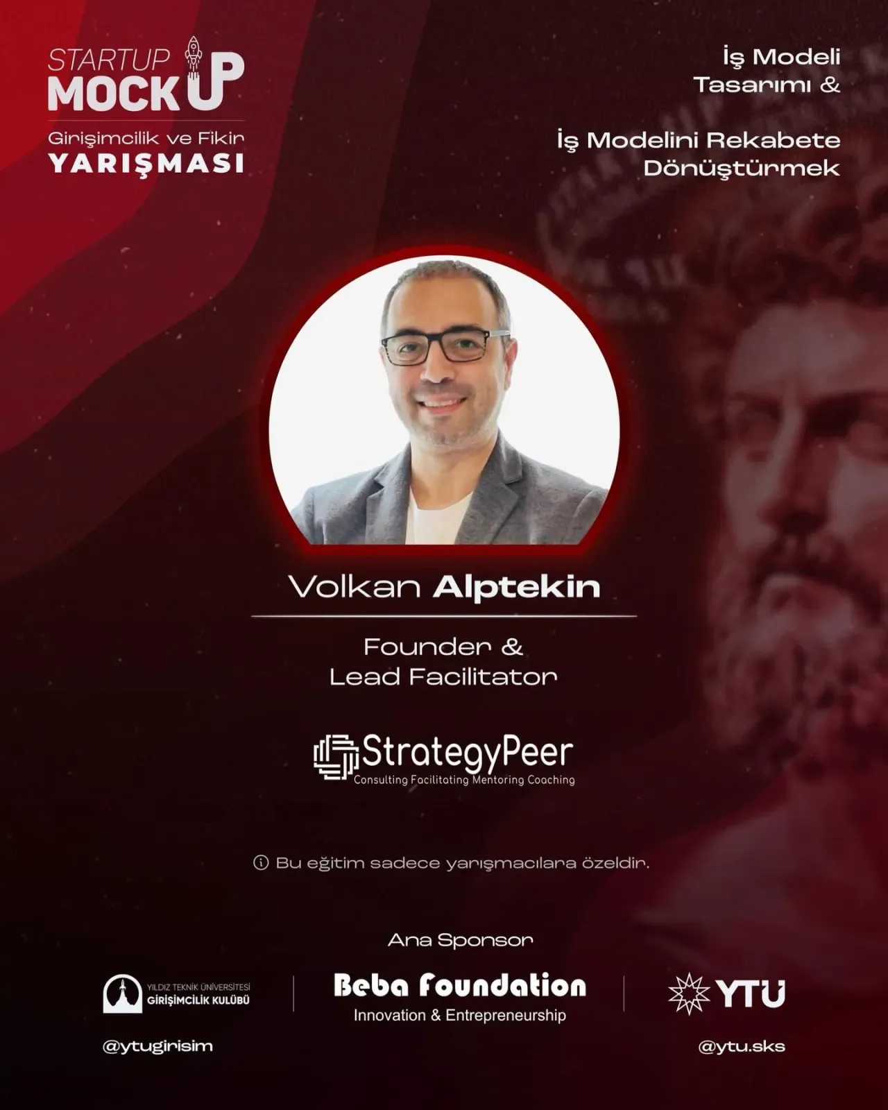YTÜ Girişimcilik Kulübü'nden Startup Mock Up Eğitimi: İş Fikrini Rekabetçi Bir Modele Dönüştür YTÜ Girişimcilik Kulübü'nden Startup Mock Up Eğitimi: İş Fikrini Rekabetçi Bir Modele Dönüştür