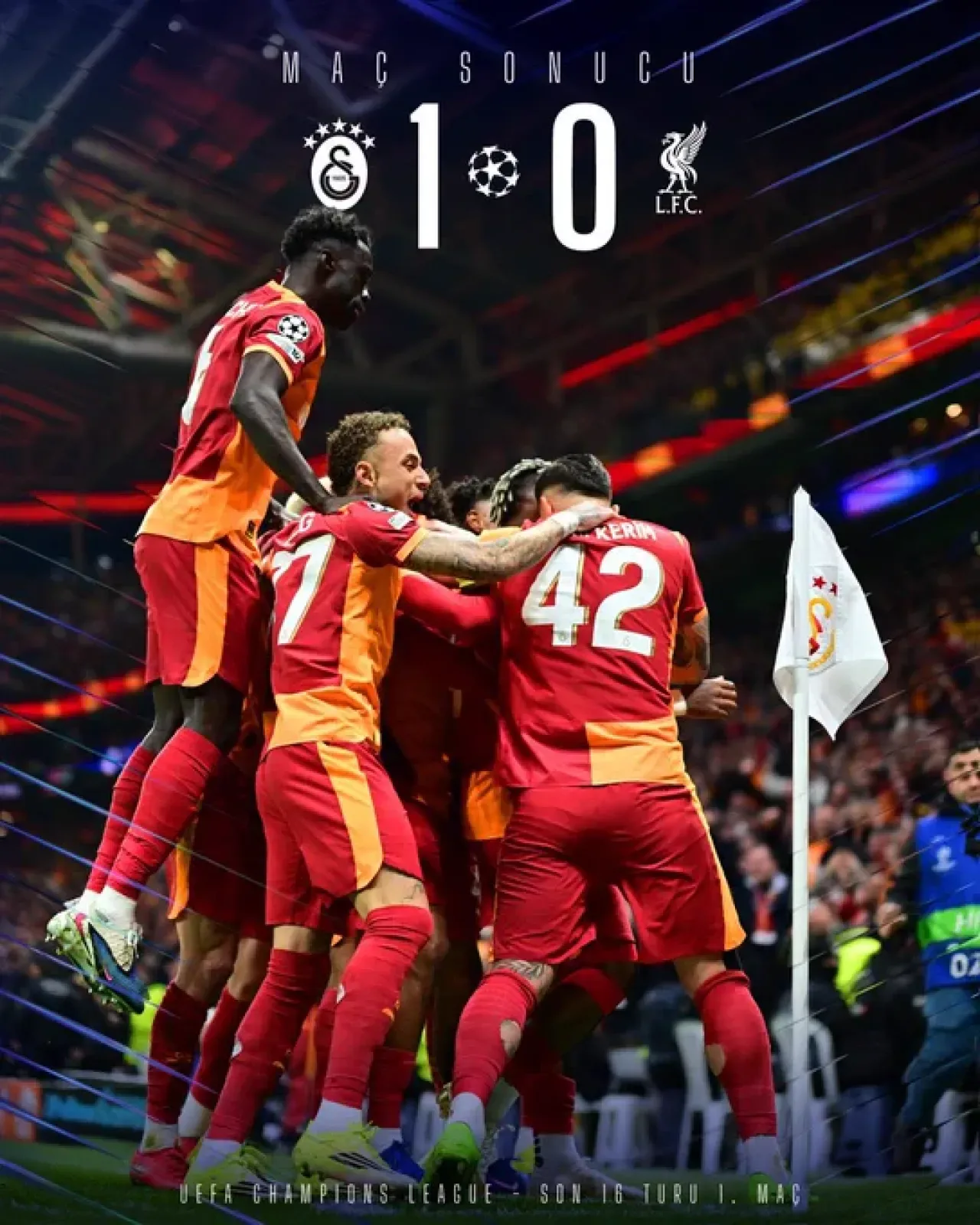 AK Partili Milletvekili Galatasaray'ın Liverpool Zaferini Tebrik Etti AK Partili Milletvekili Galatasaray'ın Liverpool Zaferini Tebrik Etti