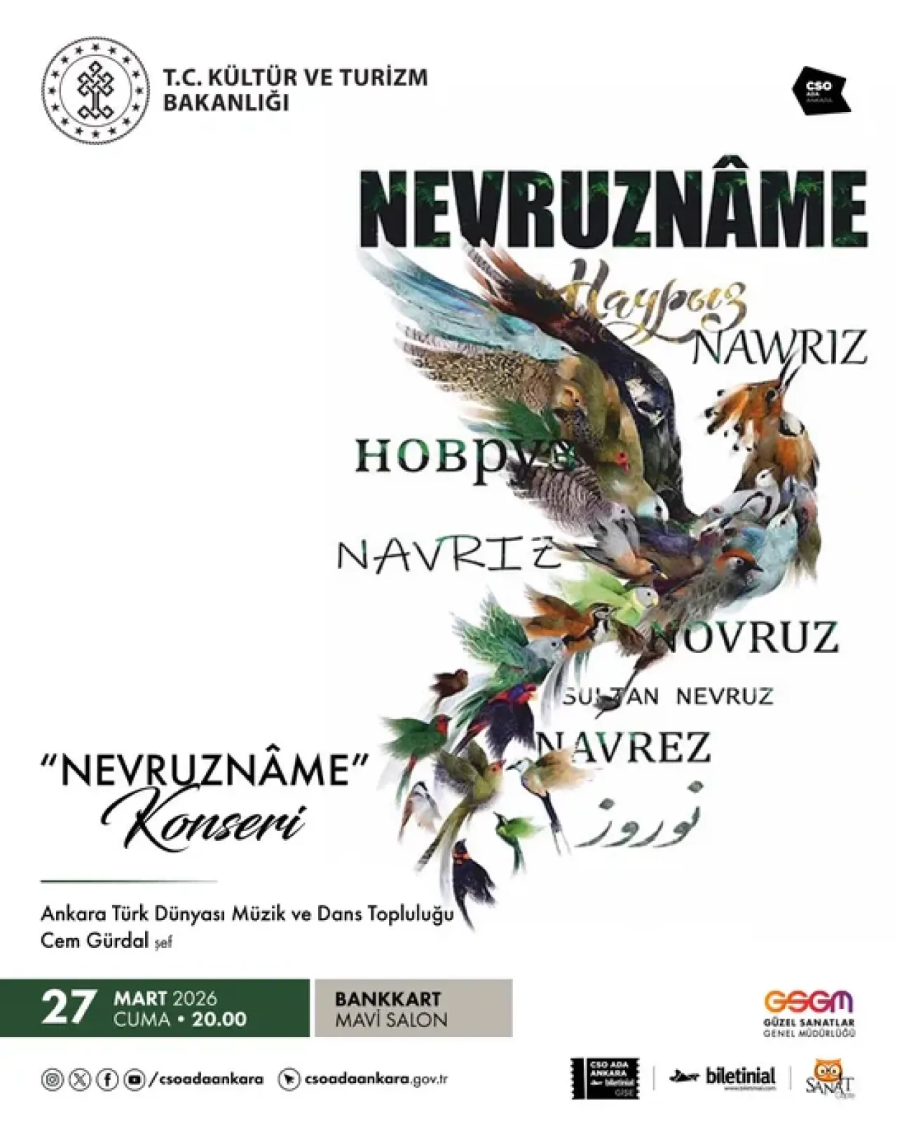 CSO Ada Ankara'da Nevruz Coşkusu: Müzik ve Dansla Baharın Müjdecisi CSO Ada Ankara'da Nevruz Coşkusu: Müzik ve Dansla Baharın Müjdecisi