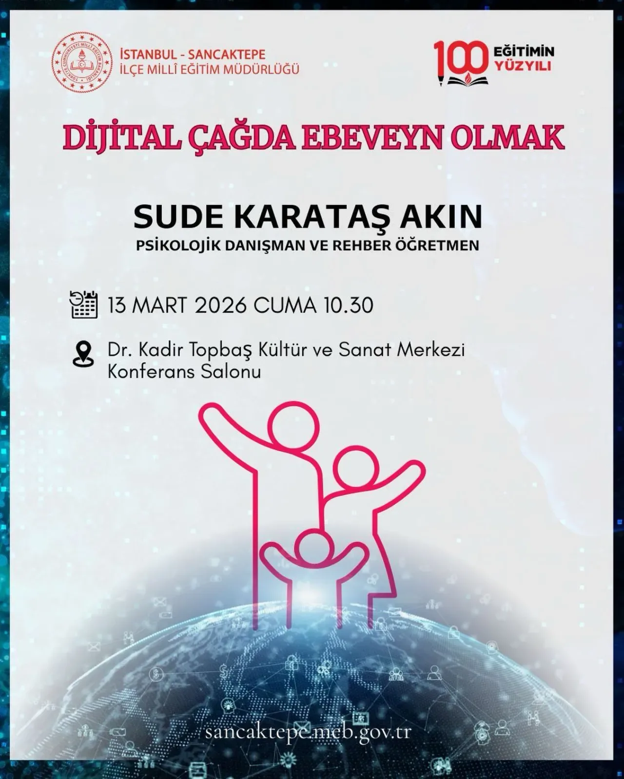 Dijital Çağda Ebeveyn Olmak: Sancaktepe'de Önemli Seminer Dijital Çağda Ebeveyn Olmak: Sancaktepe'de Önemli Seminer