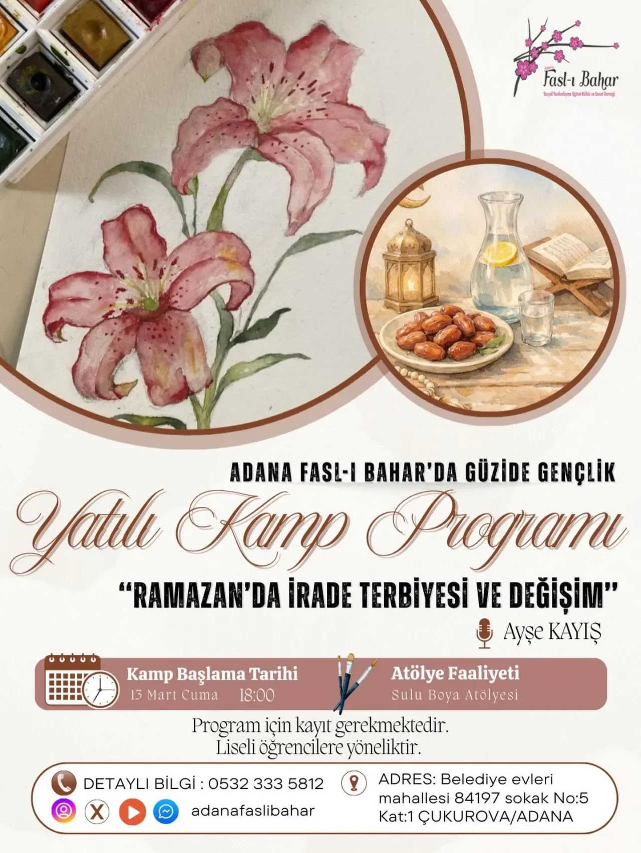 Liseli Gençler "Fasl-ı Bahar" ile Kamp Keyfi Yaşayacak Liseli Gençler "Fasl-ı Bahar" ile Kamp Keyfi Yaşayacak