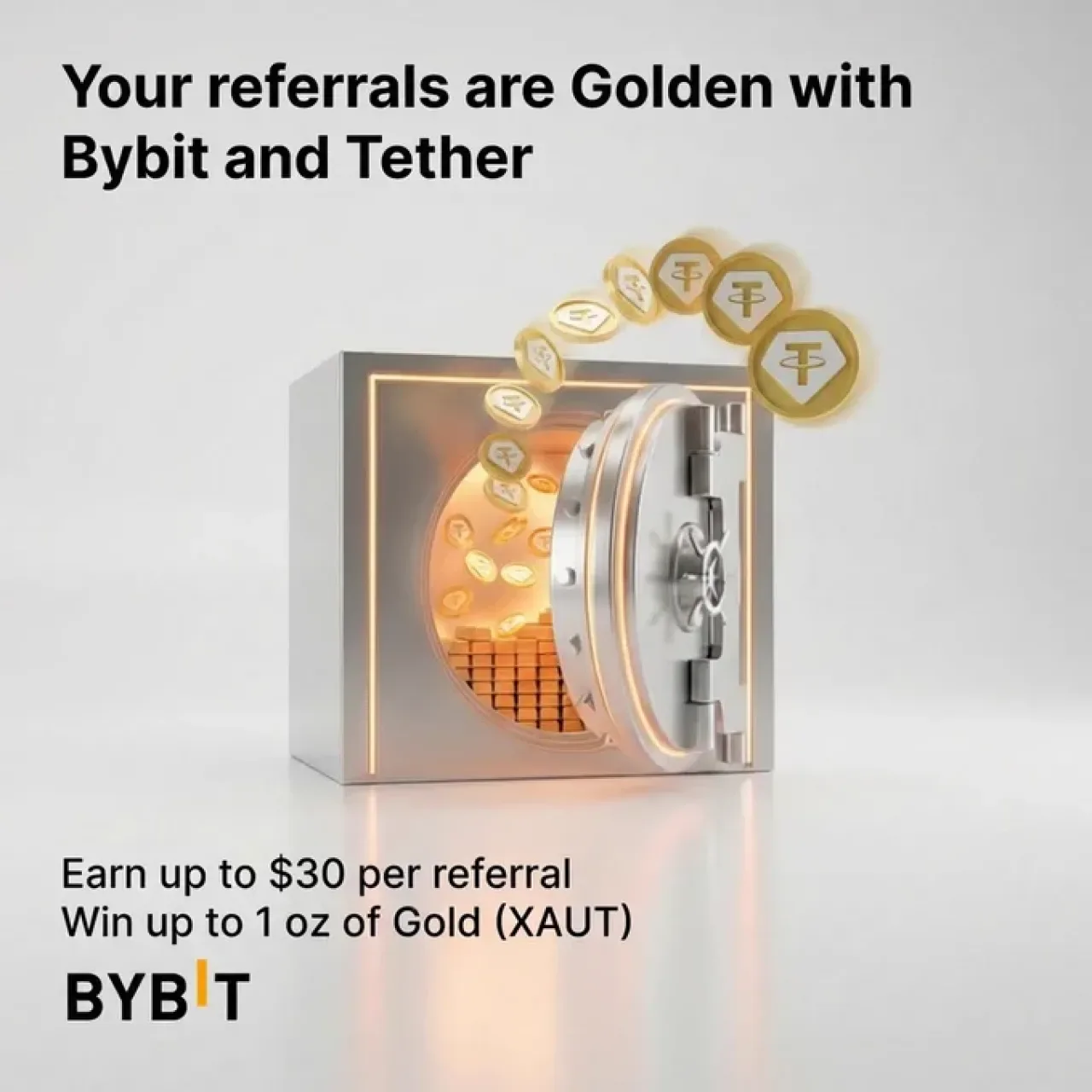 Bybit ve Tether ile Altın Ayı: 1 Milyon Dolarlık Ödül Havuzu Bybit ve Tether ile Altın Ayı: 1 Milyon Dolarlık Ödül Havuzu