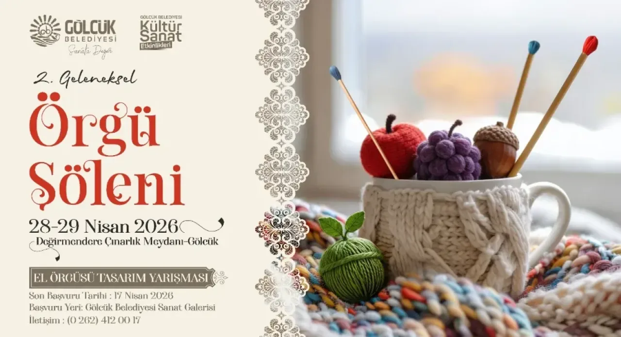 Gölcük'te Geleneksel Örgü Şöleni Başlıyor Gölcük'te Geleneksel Örgü Şöleni Başlıyor