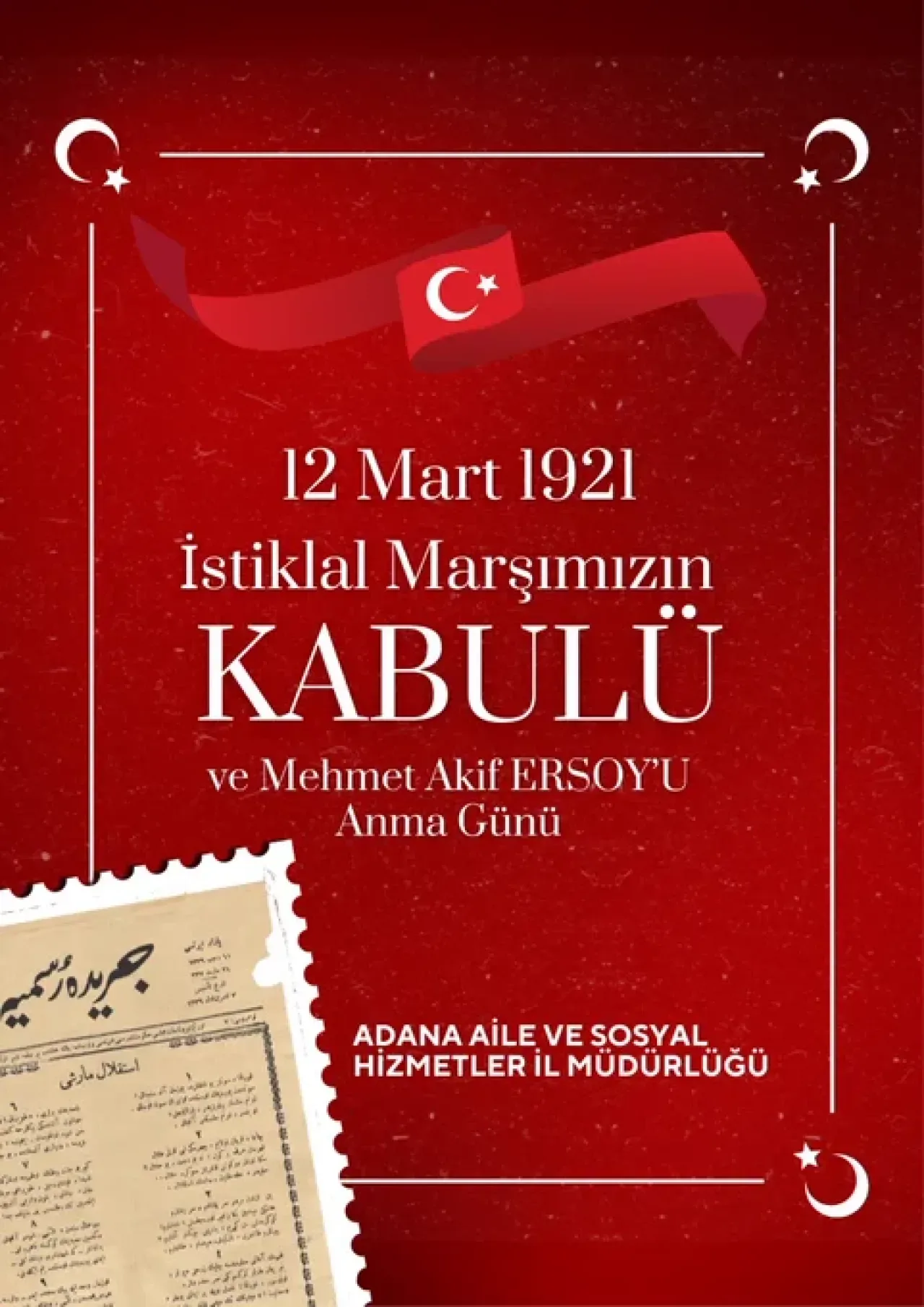 İstiklal Marşı'nın Kabulü ve Milli Mücadele Kahramanları Anıldı İstiklal Marşı'nın Kabulü ve Milli Mücadele Kahramanları Anıldı