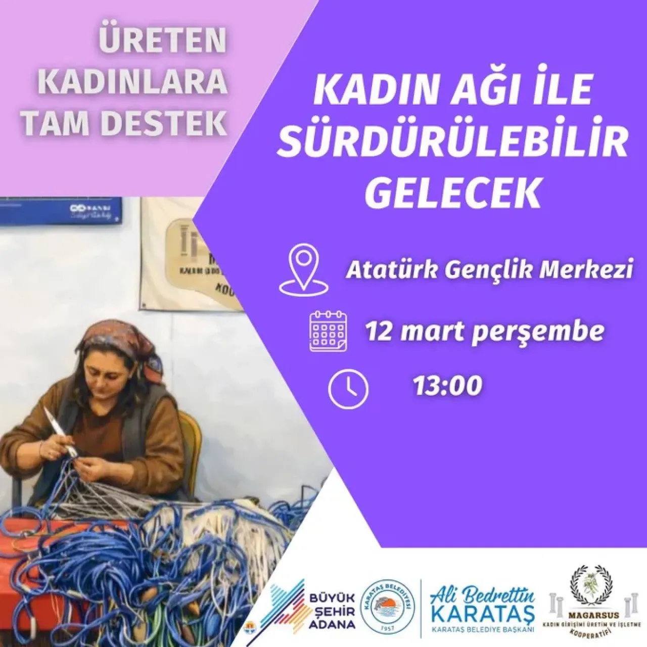 Karataş'ta Kadın Emeğine Destek: Balık Ağı Örme Masaları Dağıtıldı Karataş'ta Kadın Emeğine Destek: Balık Ağı Örme Masaları Dağıtıldı