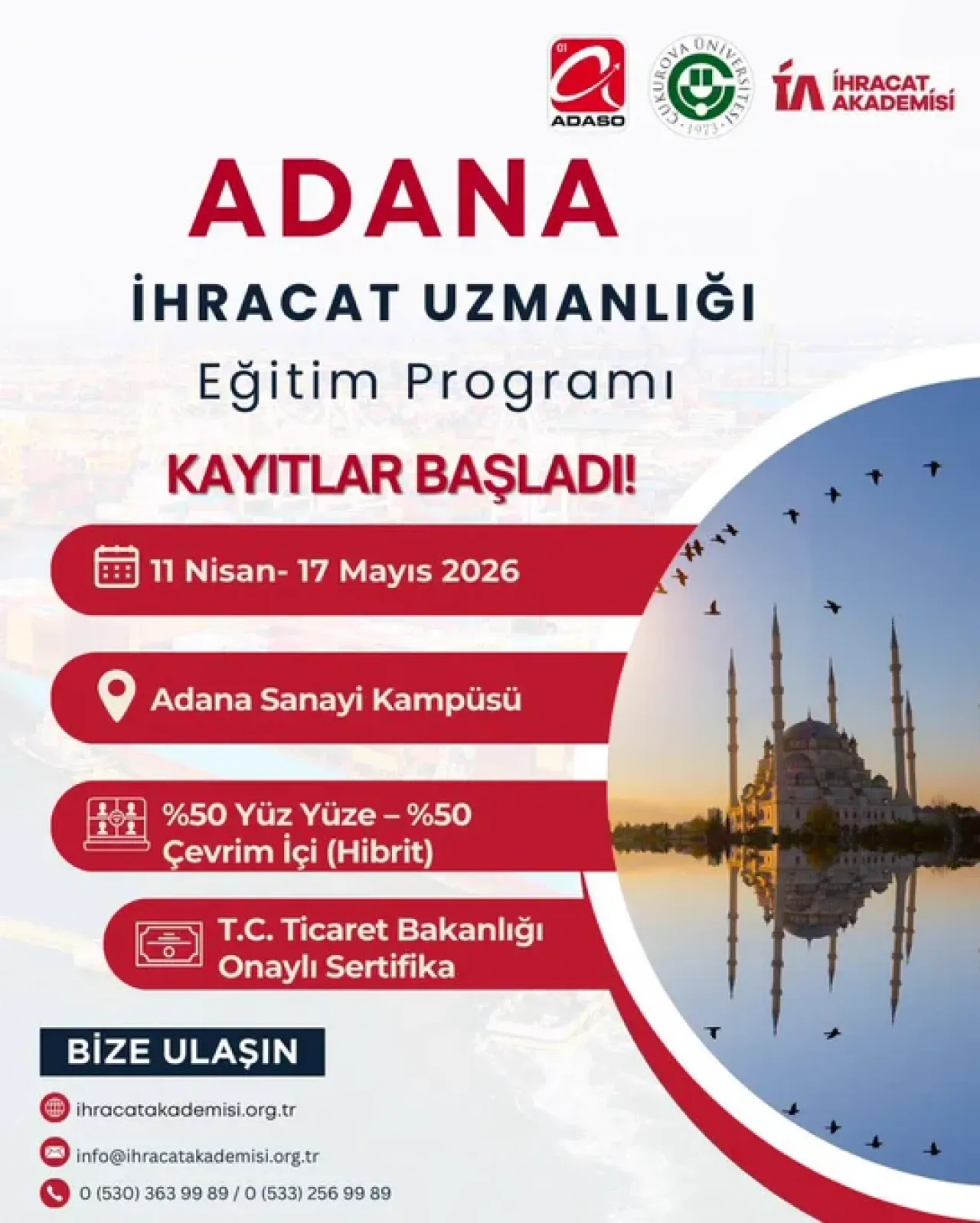 Adana'nın İhracat Atılımı: Yeni Uzmanlar Yetişiyor Adana'nın İhracat Atılımı: Yeni Uzmanlar Yetişiyor