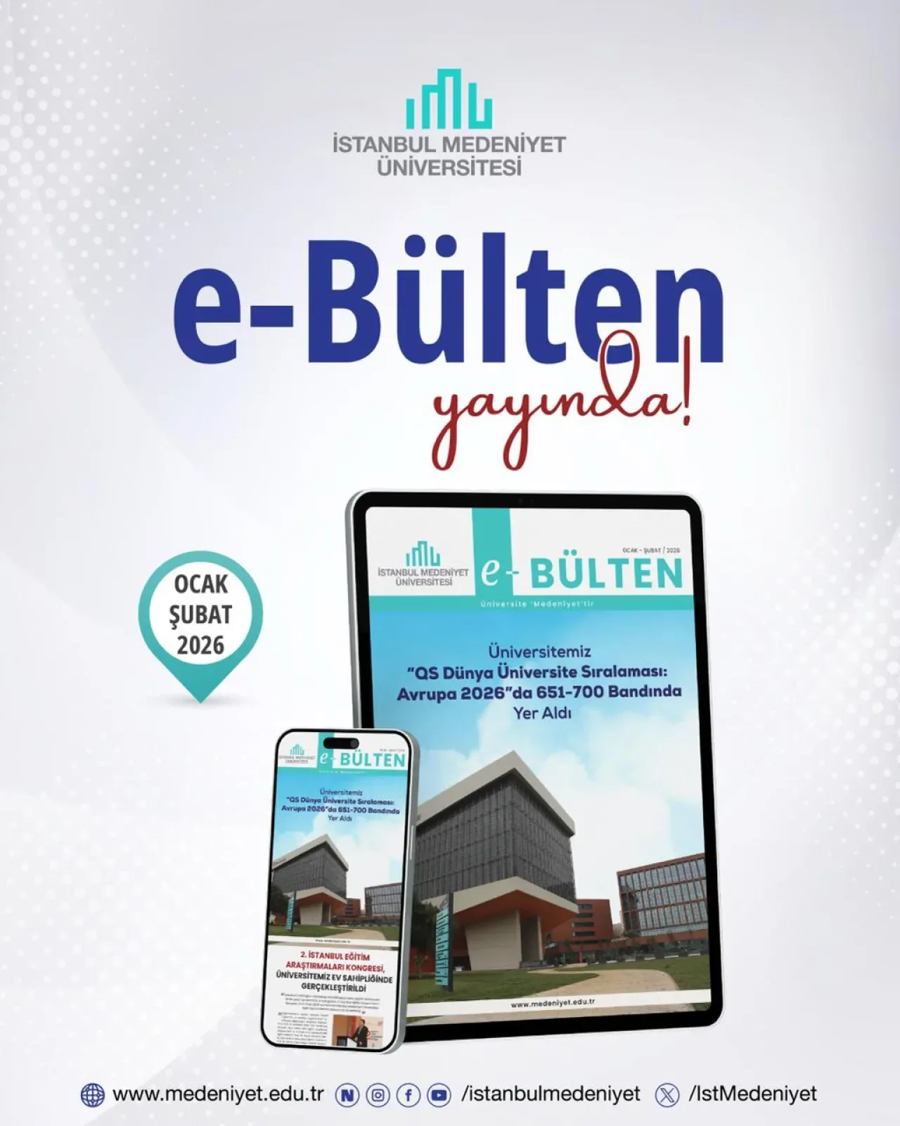 Medeniyet Üniversitesi'nden 2026'nın İlk Haberleri: Akademik Gelişmeler ve Başarı Hikayeleri Medeniyet Üniversitesi'nden 2026'nın İlk Haberleri: Akademik Gelişmeler ve Başarı Hikayeleri