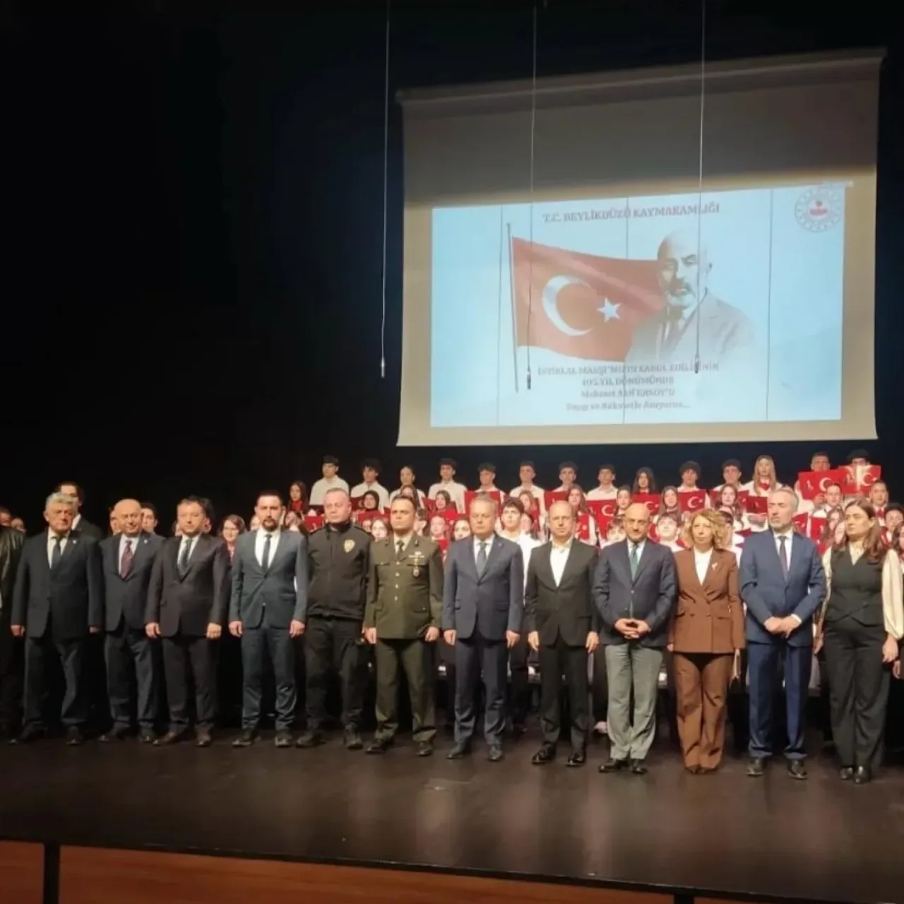 MHP'li Tezer, İstiklal Marşı'nın Kabulü Programına Temsilen Katıldı MHP'li Tezer, İstiklal Marşı'nın Kabulü Programına Temsilen Katıldı