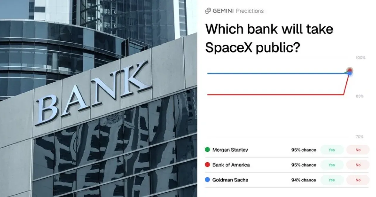 Gemini, SpaceX'in Halka Arzı İçin Gözünü Diktiği Bankayı Açıkladı Gemini, SpaceX'in Halka Arzı İçin Gözünü Diktiği Bankayı Açıkladı