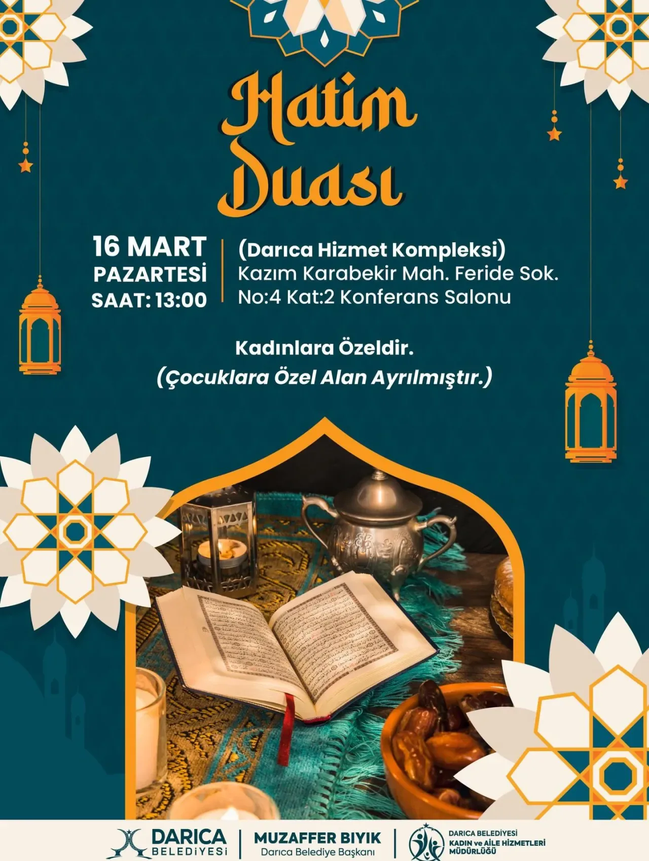 Darıca'da Ramazan Bereketi: Hatim Duasında Birlik ve Huzur Buluşması Darıca'da Ramazan Bereketi: Hatim Duasında Birlik ve Huzur Buluşması