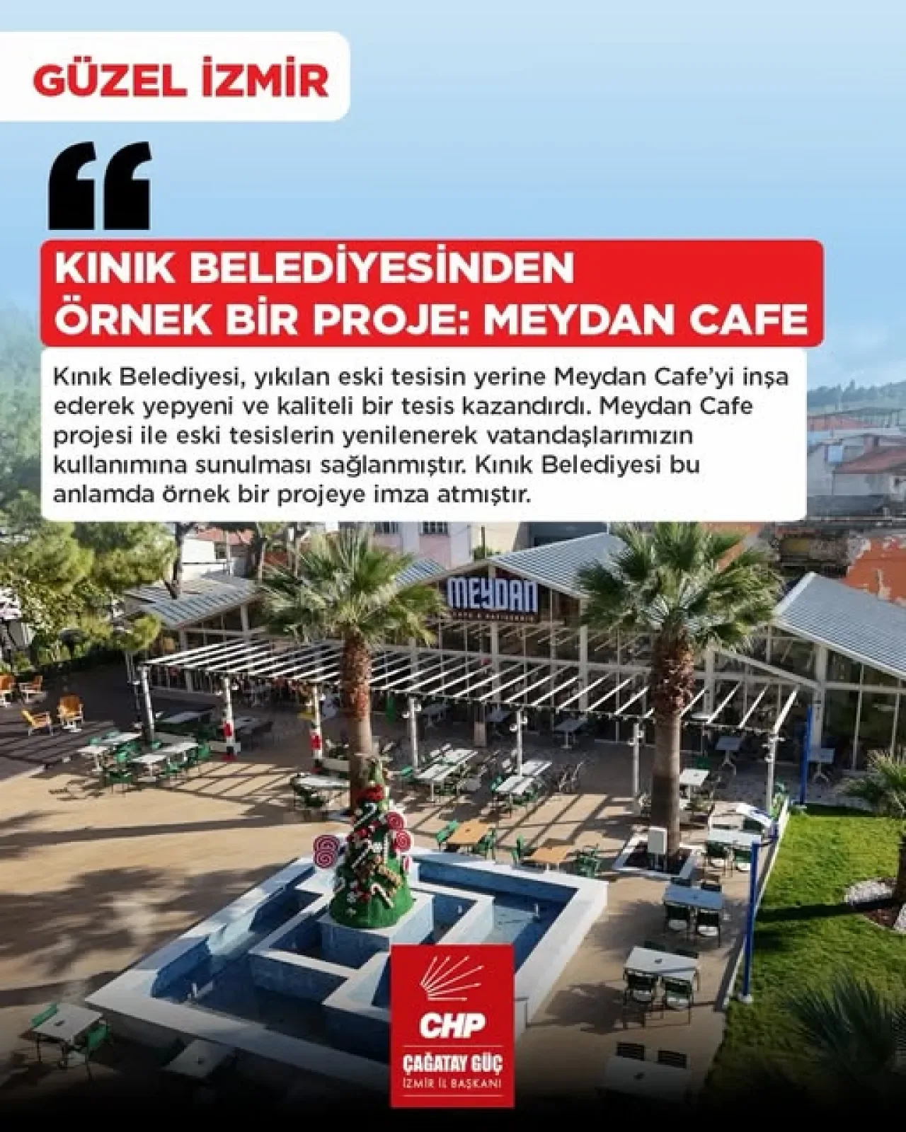 Kınık'ta Eski Tesis Yerine Yeni Bir Soluk: Meydan Cafe Açıldı! Kınık'ta Eski Tesis Yerine Yeni Bir Soluk: Meydan Cafe Açıldı!