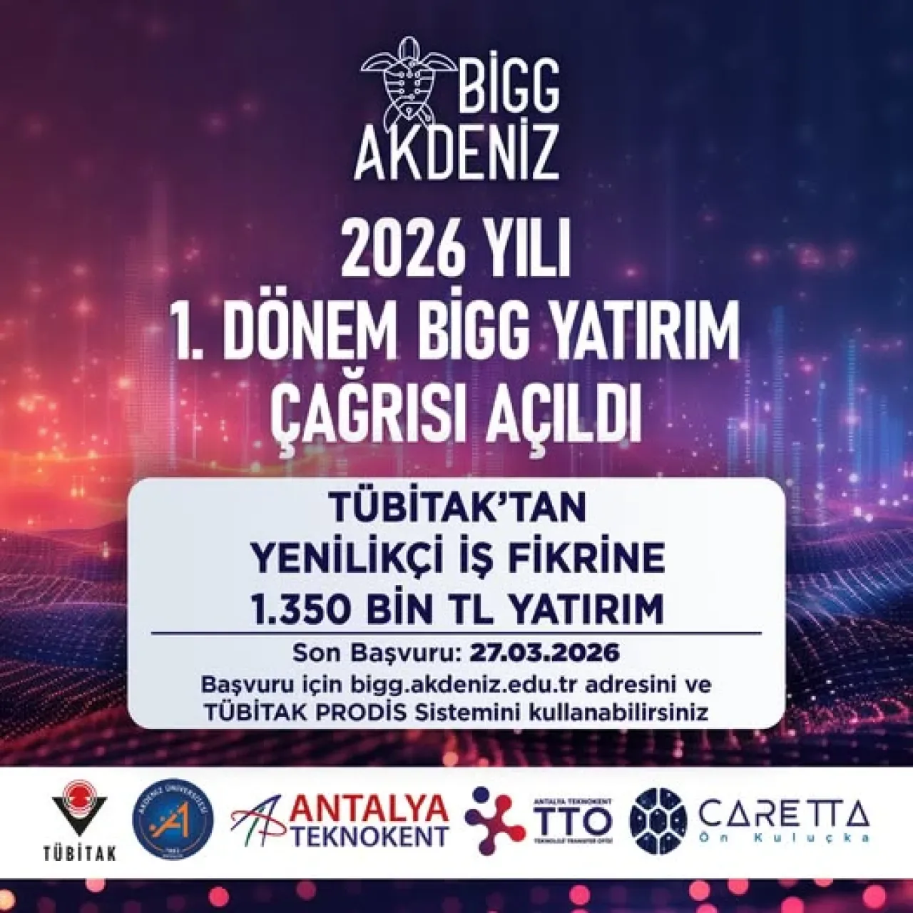 BİGG AKDENİZ 2026 Başvuruları Başladı: 1.35 Milyon TL Yatırım Desteği Bekliyor BİGG AKDENİZ 2026 Başvuruları Başladı: 1.35 Milyon TL Yatırım Desteği Bekliyor