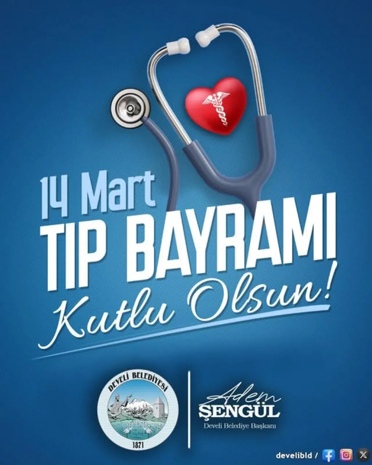 Develi'de 14 Mart Tıp Bayramı Coşkuyla Kutlandı Develi'de 14 Mart Tıp Bayramı Coşkuyla Kutlandı