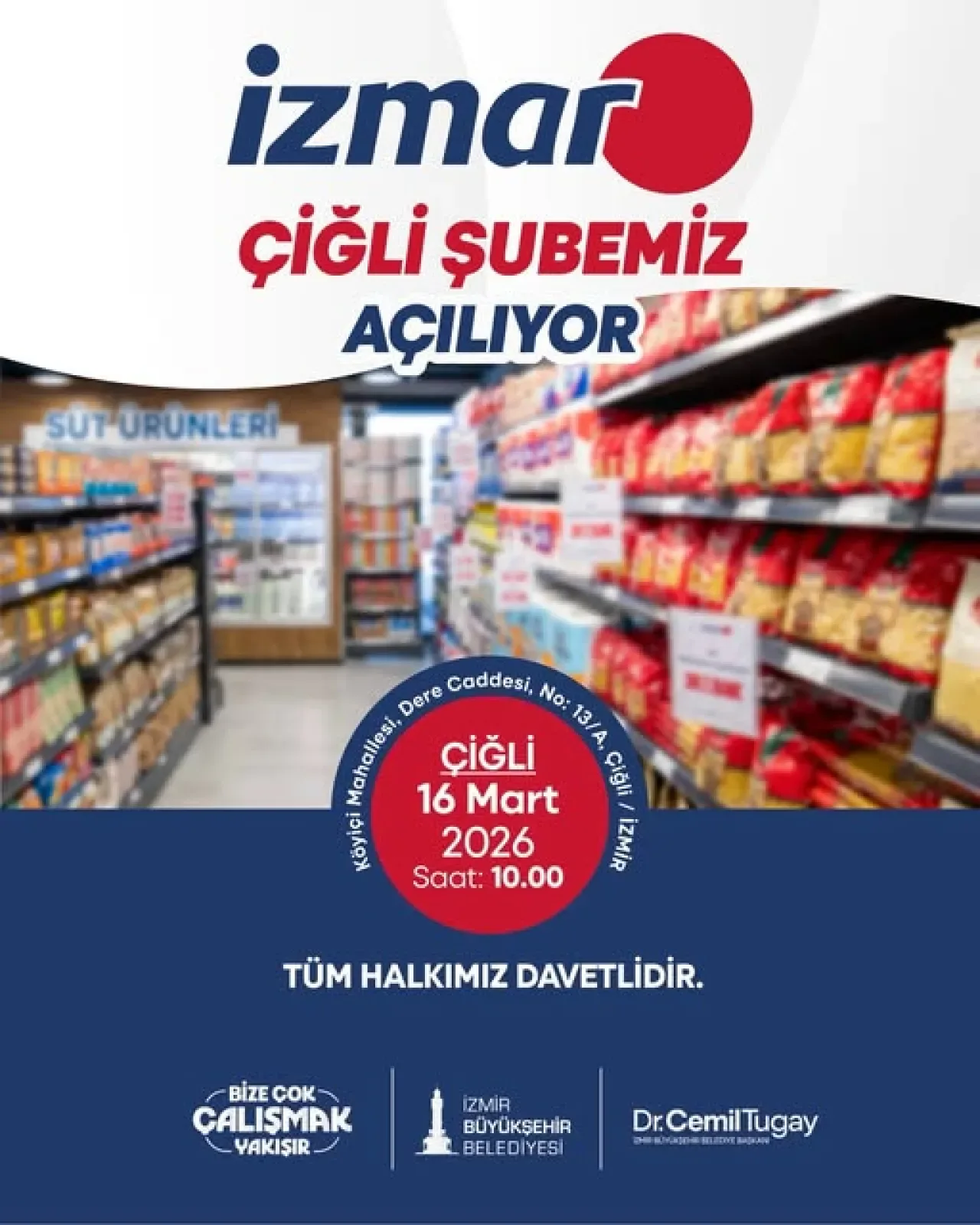 İzmir'e Yeni İZMAR: Çiğli'de Tarih Belli Oldu! İzmir'e Yeni İZMAR: Çiğli'de Tarih Belli Oldu!