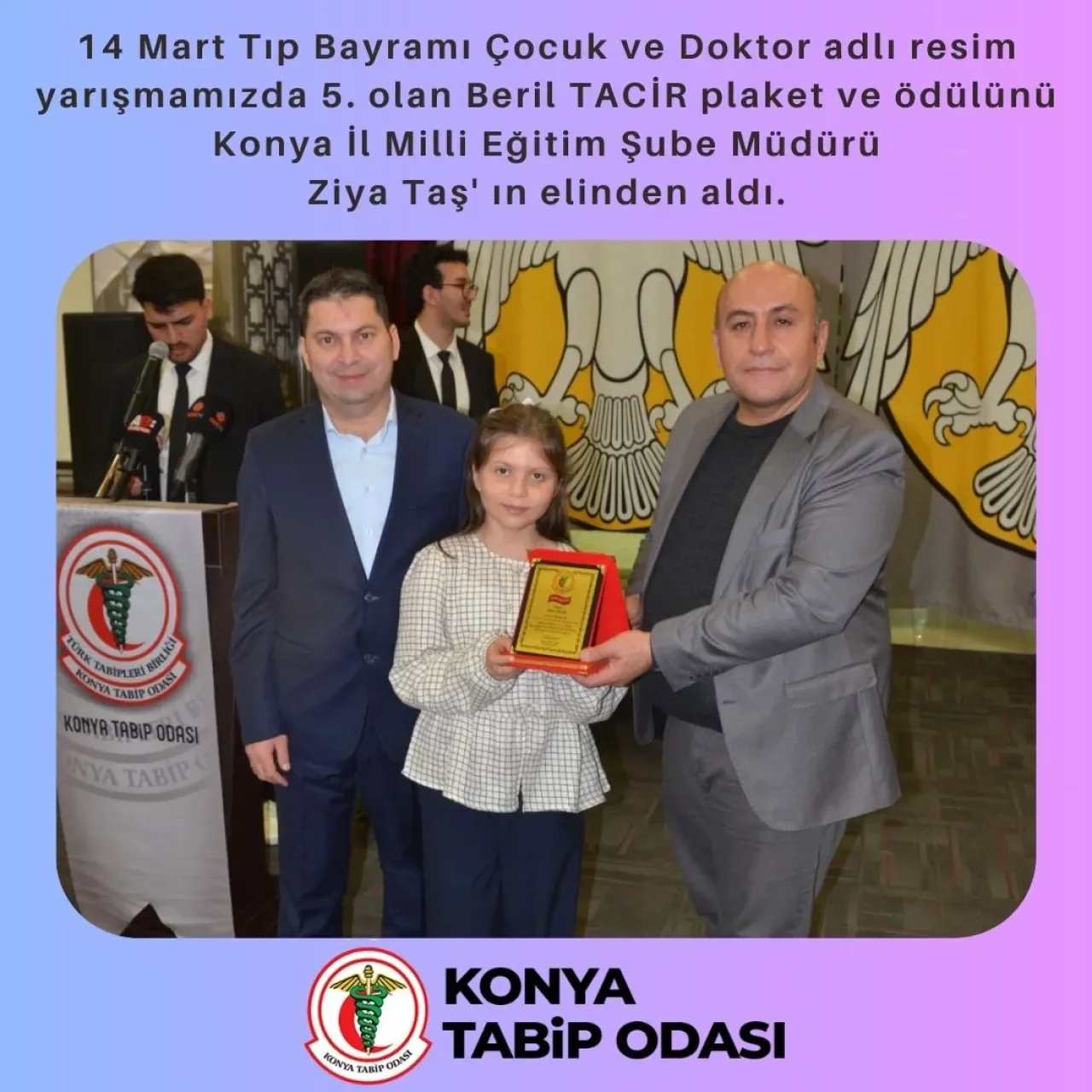 Konya'da Çocukların Gözünden Doktorluk Mesleği Ödüllendirildi Konya'da Çocukların Gözünden Doktorluk Mesleği Ödüllendirildi