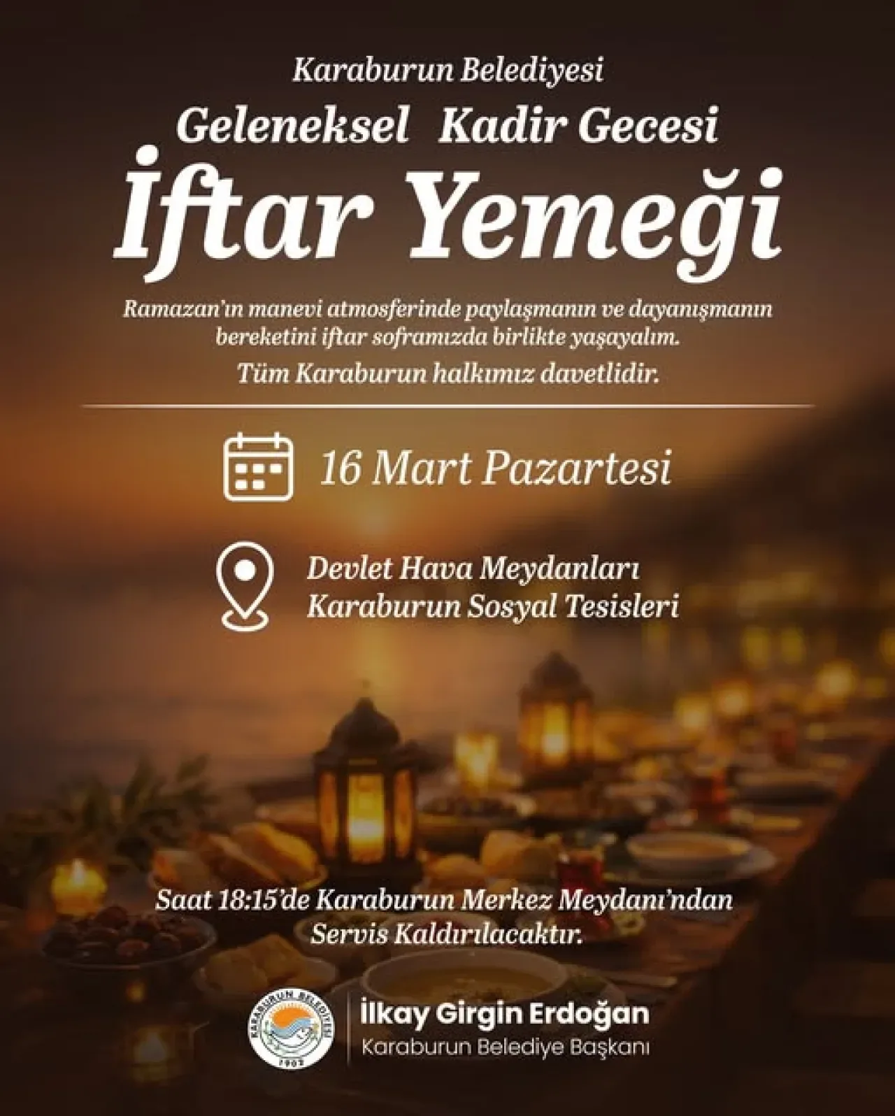 Karaburun'da Ramazan Coşkusu: Dayanışma Sofraları Kuruluyor Karaburun'da Ramazan Coşkusu: Dayanışma Sofraları Kuruluyor