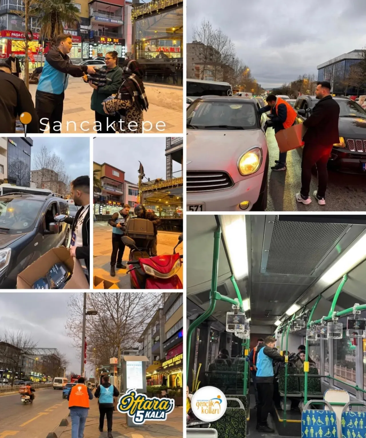 AK Parti Sancaktepe Gençlik Kolları'ndan Trafikteki Sürücülere İftarlık AK Parti Sancaktepe Gençlik Kolları'ndan Trafikteki Sürücülere İftarlık