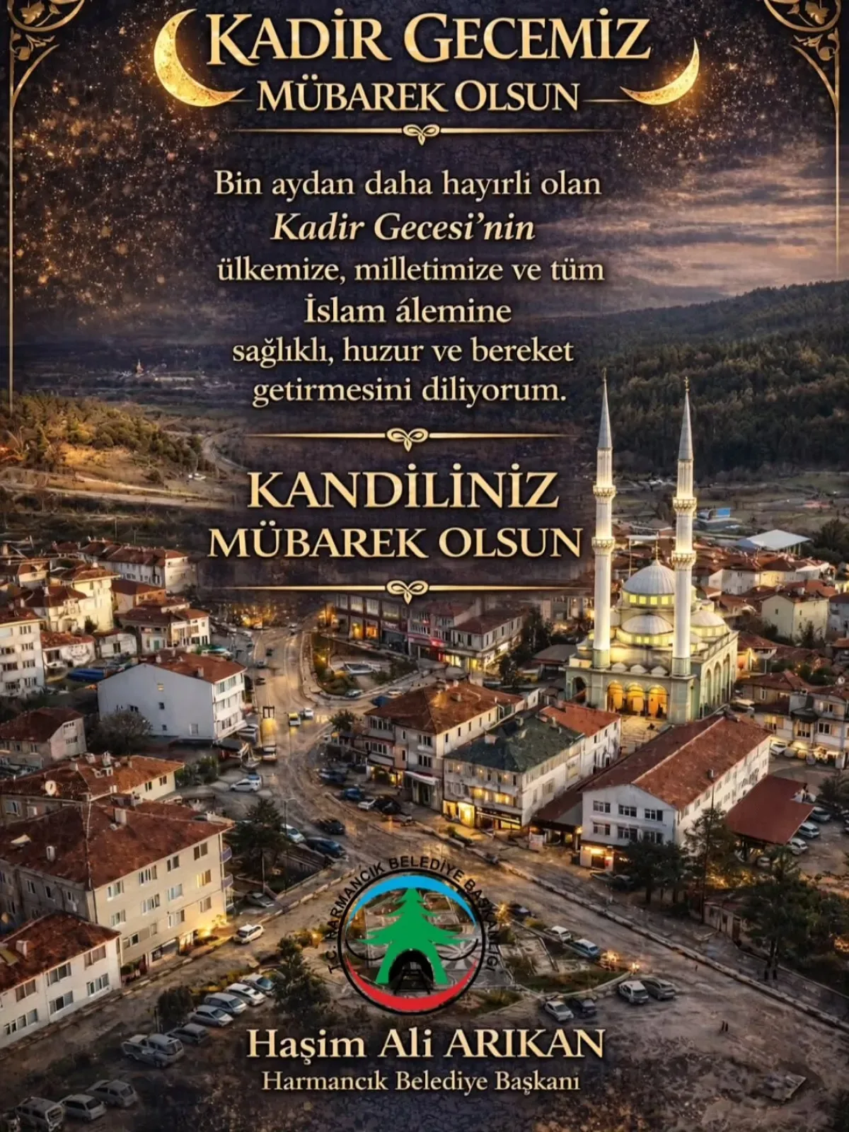 Harmancık'ta Kadir Gecesi Heyecanı: Başkan Arıkan'dan Anlamlı Mesaj Harmancık'ta Kadir Gecesi Heyecanı: Başkan Arıkan'dan Anlamlı Mesaj