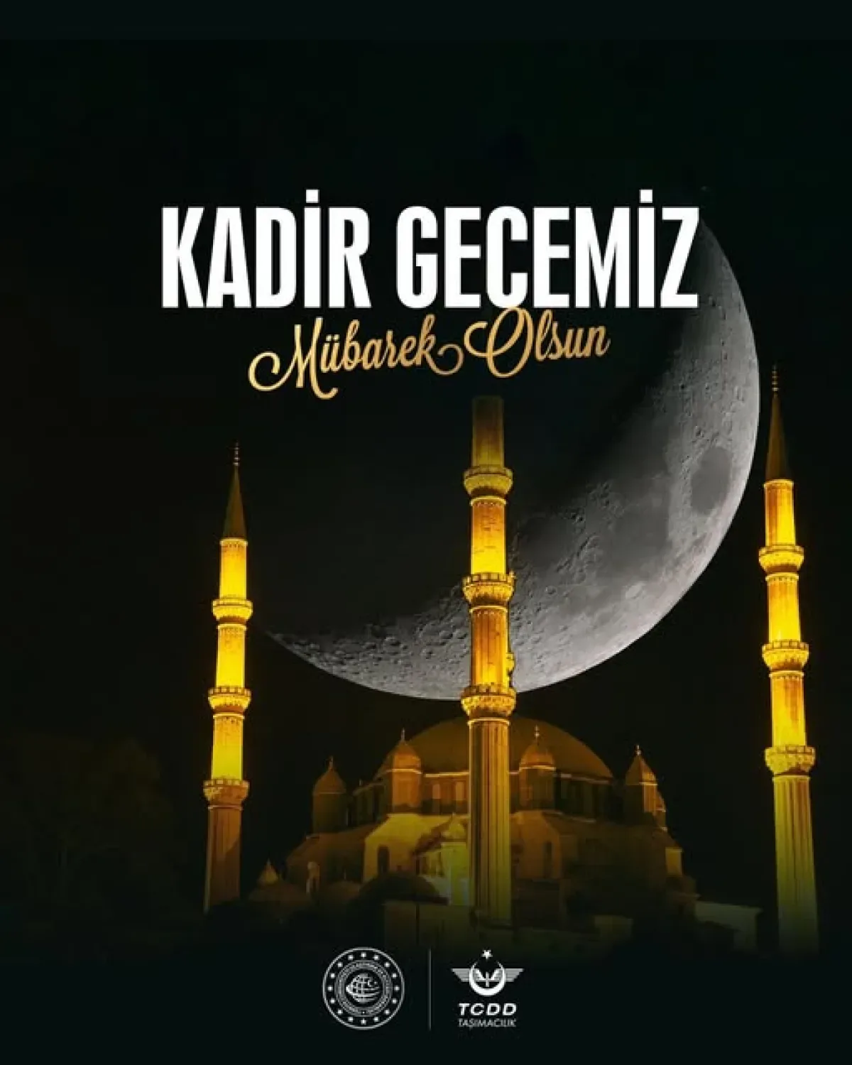 TCDD Taşımacılık'tan Kadir Gecesi Mesajı: Dualar Kabul Olsun TCDD Taşımacılık'tan Kadir Gecesi Mesajı: Dualar Kabul Olsun