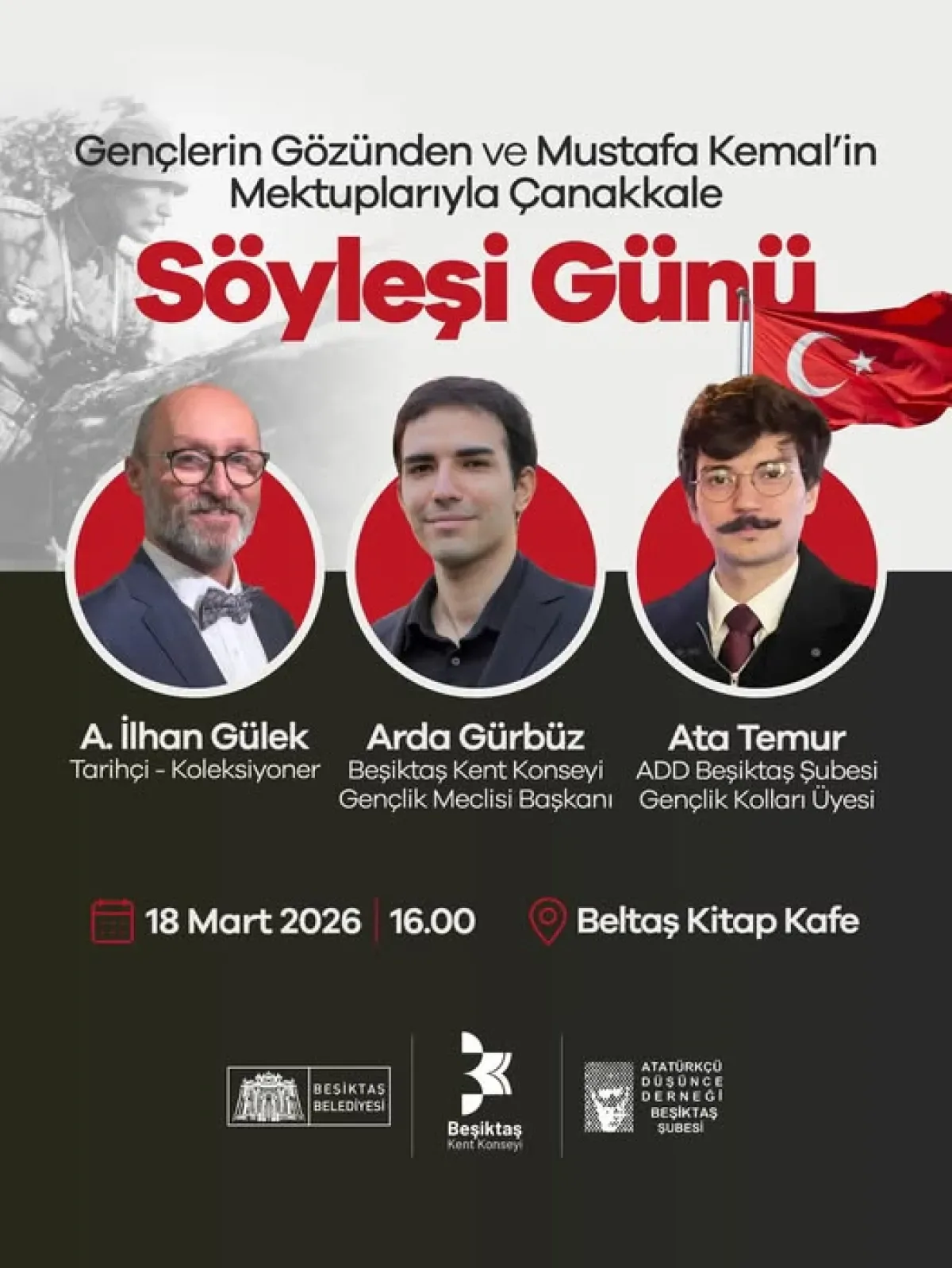 Gençlerin Gözünden Mustafa Kemal'in Mektuplarıyla Çanakkale: Tarihe Yolculuk Başlıyor! Gençlerin Gözünden Mustafa Kemal'in Mektuplarıyla Çanakkale: Tarihe Yolculuk Başlıyor!