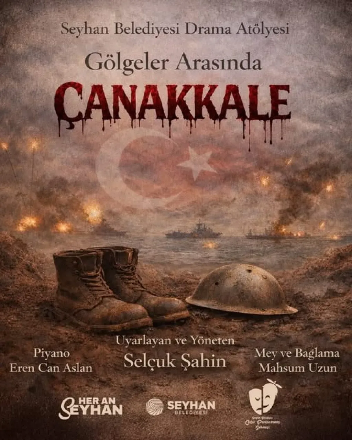 Seyhan'da Duygu Yüklü Bir Tiyatro: Gölgeler Arasında Çanakkale Sahneleniyor Seyhan'da Duygu Yüklü Bir Tiyatro: Gölgeler Arasında Çanakkale Sahneleniyor