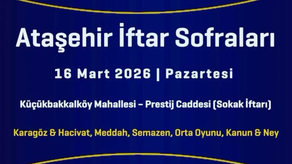 Ataşehir'de Ramazan Coşkusu: Küçükbakkalköy'de Geleneksel Sokak İftarı Düzenlendi Ataşehir'de Ramazan Coşkusu: Küçükbakkalköy'de Geleneksel Sokak İftarı Düzenlendi