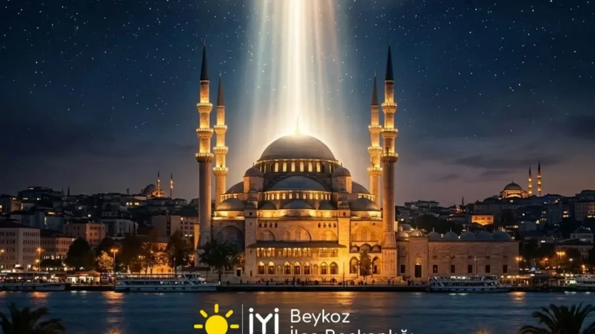 İYİ Parti Beykoz'dan Kadir Gecesi Mesajı: Birlik ve Huzur Vurgusu İYİ Parti Beykoz'dan Kadir Gecesi Mesajı: Birlik ve Huzur Vurgusu