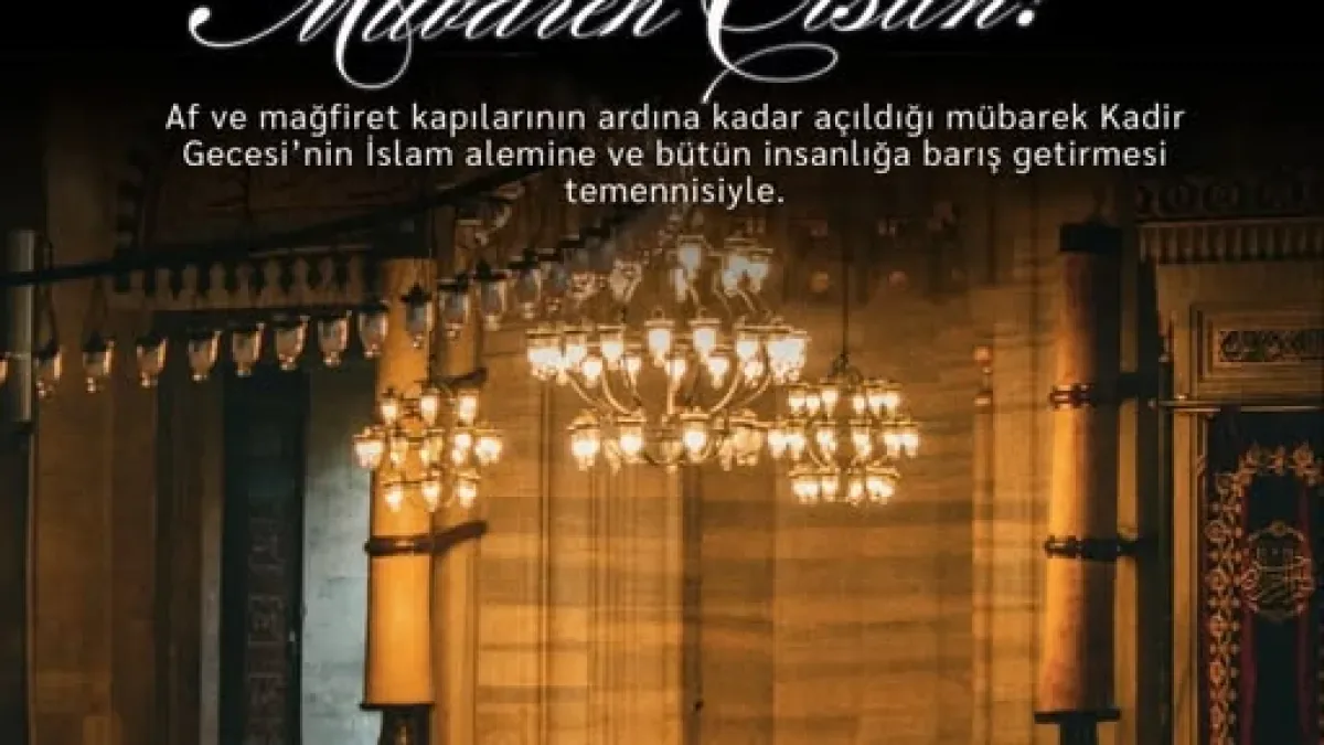 İmamoğlu İlçe Milli Eğitim Müdürlüğü'nden Kadir Gecesi Mesajı: Rahmet ve Huzur Diledi İmamoğlu İlçe Milli Eğitim Müdürlüğü'nden Kadir Gecesi Mesajı: Rahmet ve Huzur Diledi