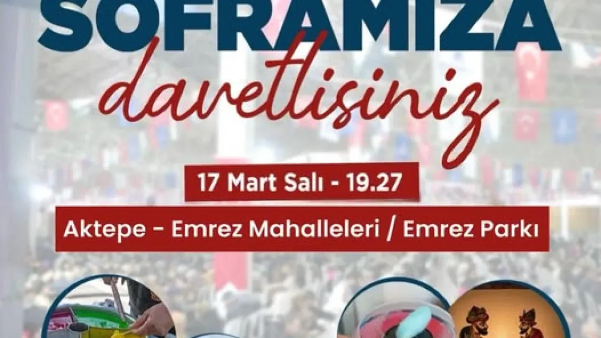 Gaziemir'de Ramazan Coşkusu: Aktepe ve Emrez'de İftar Sofrası Kuruluyor Gaziemir'de Ramazan Coşkusu: Aktepe ve Emrez'de İftar Sofrası Kuruluyor