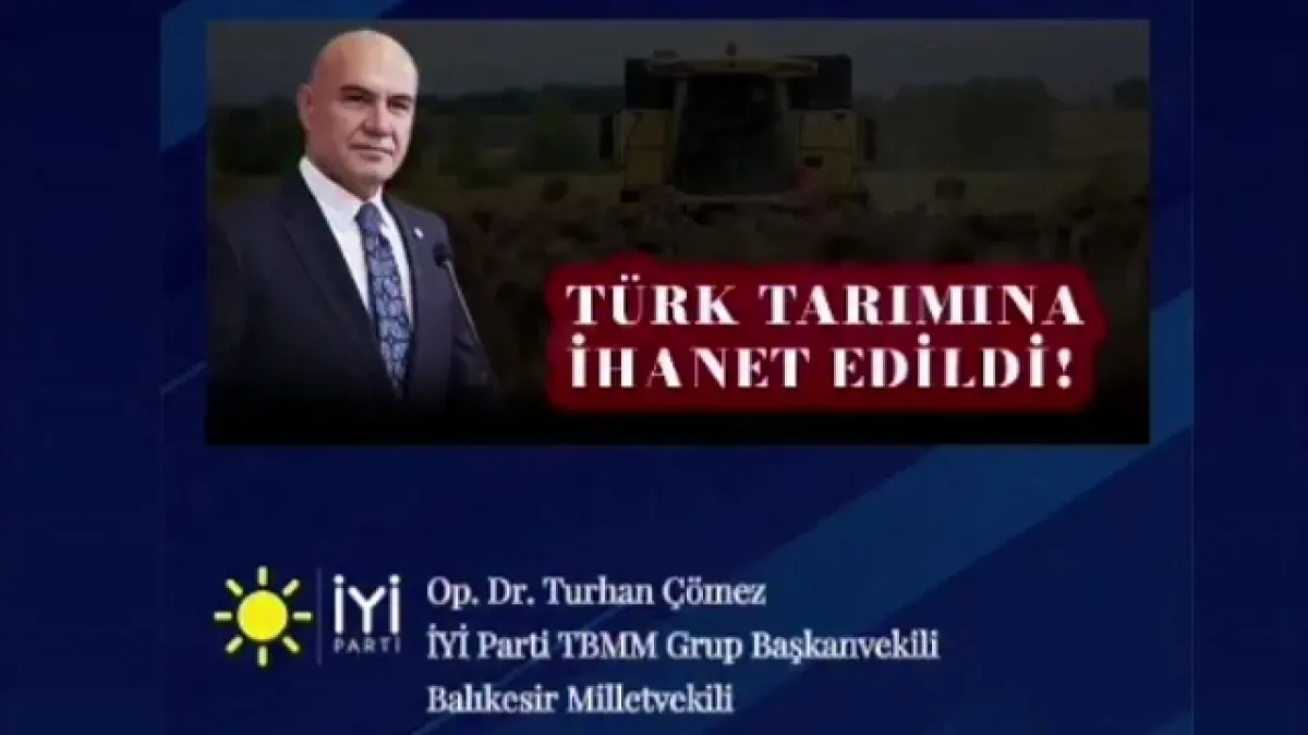 Kahramanmaraş Tarımı Alarm Veriyor: İYİ Partili Çömez'den Acil Çözüm Çağrısı Kahramanmaraş Tarımı Alarm Veriyor: İYİ Partili Çömez'den Acil Çözüm Çağrısı
