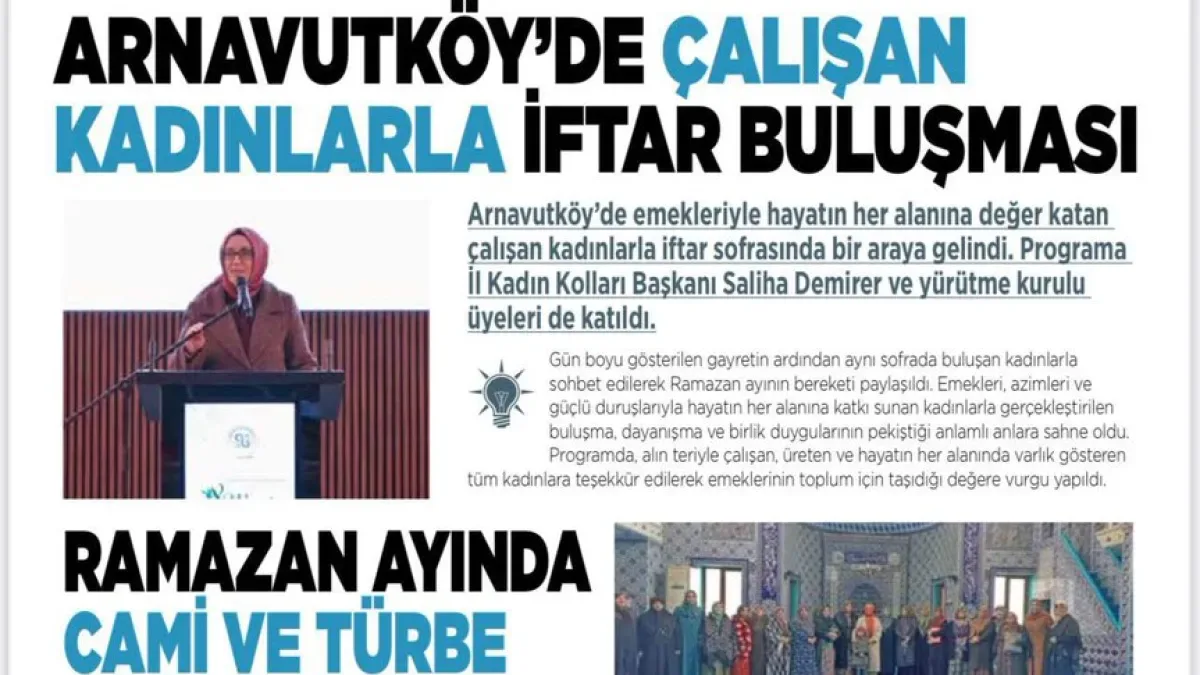 AK Parti Beykoz Kadın Kolları'nın Projeleri AK Bülten'de Yer Aldı AK Parti Beykoz Kadın Kolları'nın Projeleri AK Bülten'de Yer Aldı