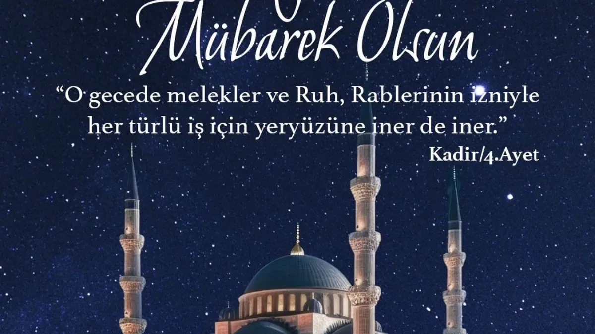 Kadir Gecesi Mesajları: Türk Eğitim Sen'den Eğitim Camiasına Dualar Kadir Gecesi Mesajları: Türk Eğitim Sen'den Eğitim Camiasına Dualar