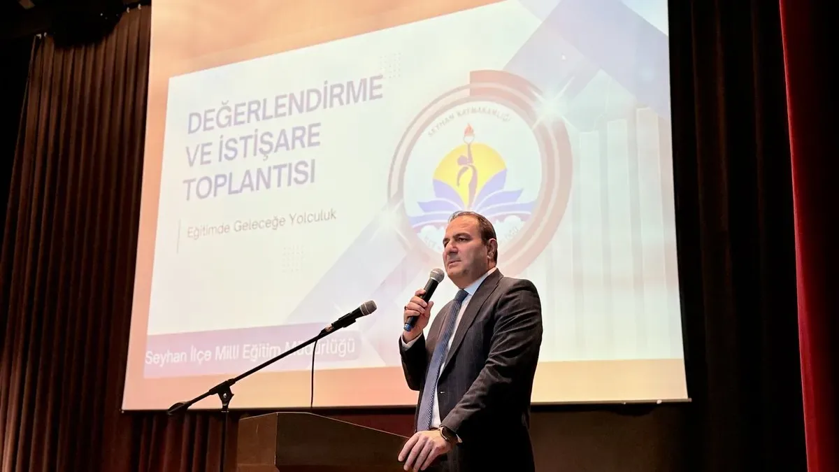 Seyhan İlçe Milli Eğitim'de Okul Yöneticileriyle Değerlendirme Toplantısı Düzenlendi Seyhan İlçe Milli Eğitim'de Okul Yöneticileriyle Değerlendirme Toplantısı Düzenlendi