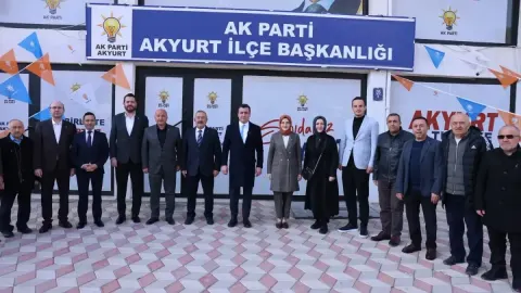 Osman Gökçek, AK Parti Akyurt İlçe Teşkilatını Ziyaret Etti