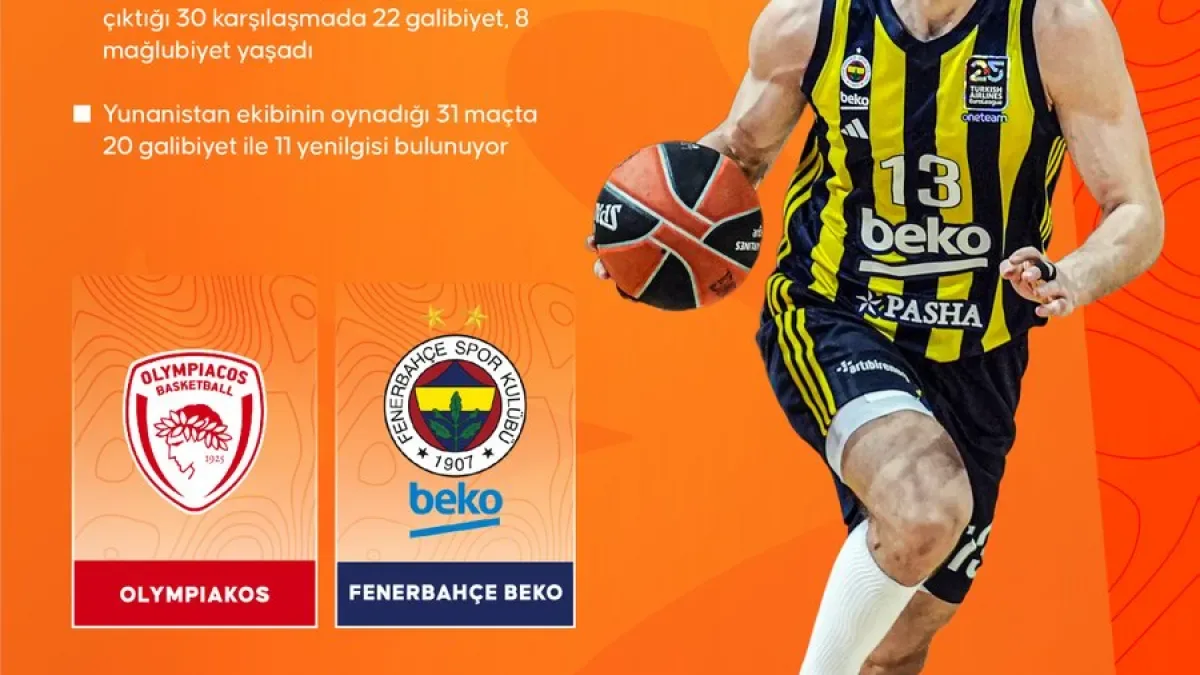 Fenerbahçe Beko, EuroLeague'de Kritik Olympiakos Deplasmanına Hazırlanıyor Fenerbahçe Beko, EuroLeague'de Kritik Olympiakos Deplasmanına Hazırlanıyor