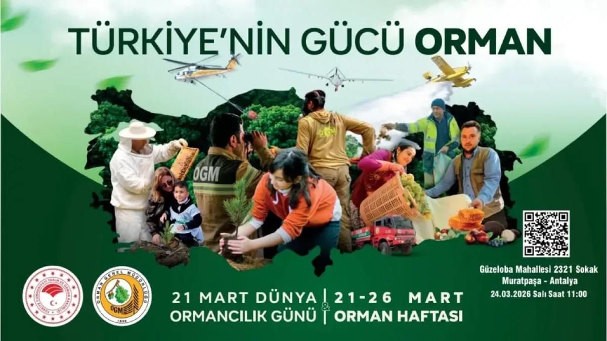 Antalya'da 24 Mart'ta Binlerce Fidan Toprakla Buluşacak Antalya'da 24 Mart'ta Binlerce Fidan Toprakla Buluşacak