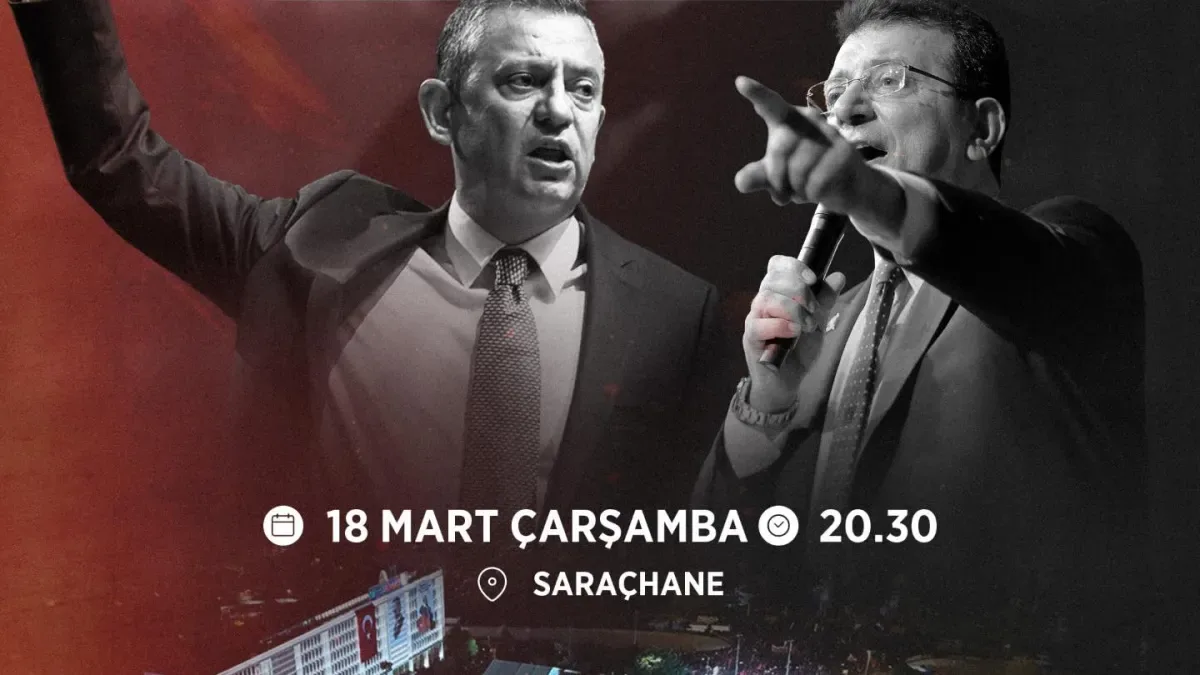 CHP Bakırköy, Saraçhane'de "Millet İradesi" Mitingi Düzenliyor: 18 Mart'ta Buluşma CHP Bakırköy, Saraçhane'de "Millet İradesi" Mitingi Düzenliyor: 18 Mart'ta Buluşma