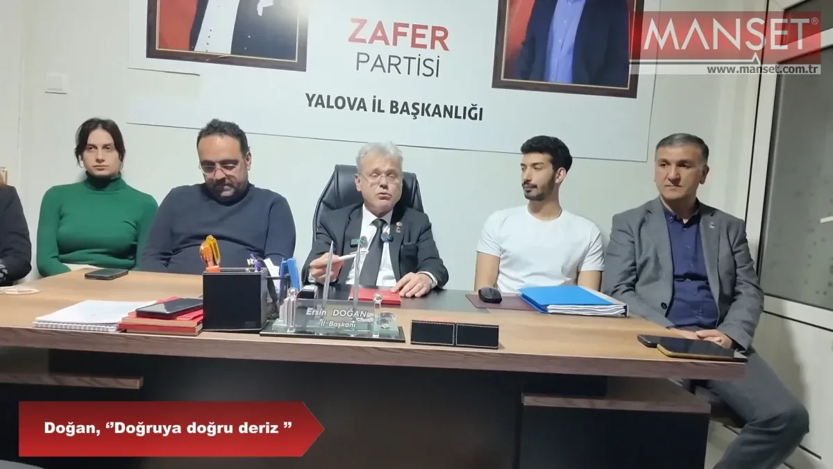 Zafer Partisi Yalova'da Seçim Çalışmalarını Hızlandırdı: Ersin Doğan'dan Ramazan ve Gündem Değerlendirmesi Zafer Partisi Yalova'da Seçim Çalışmalarını Hızlandırdı: Ersin Doğan'dan Ramazan ve Gündem Değerlendirmesi