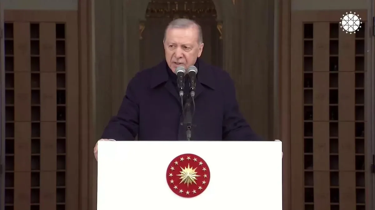 Cumhurbaşkanı Erdoğan, Ankara'daki Hacı İbrahim Demir Camii'nin Açılışını Yaptı Cumhurbaşkanı Erdoğan, Ankara'daki Hacı İbrahim Demir Camii'nin Açılışını Yaptı
