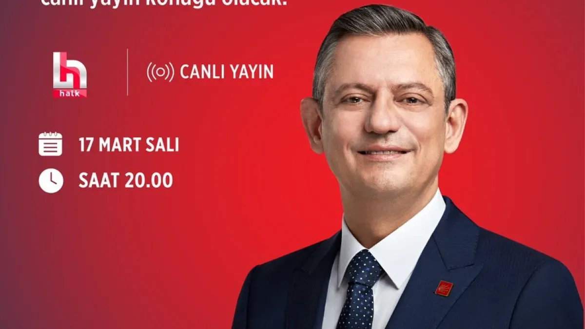 Özgür Özel Bu Akşam Halk TV'de: CHP Genel Başkanı Özel Röportaj'da Özgür Özel Bu Akşam Halk TV'de: CHP Genel Başkanı Özel Röportaj'da
