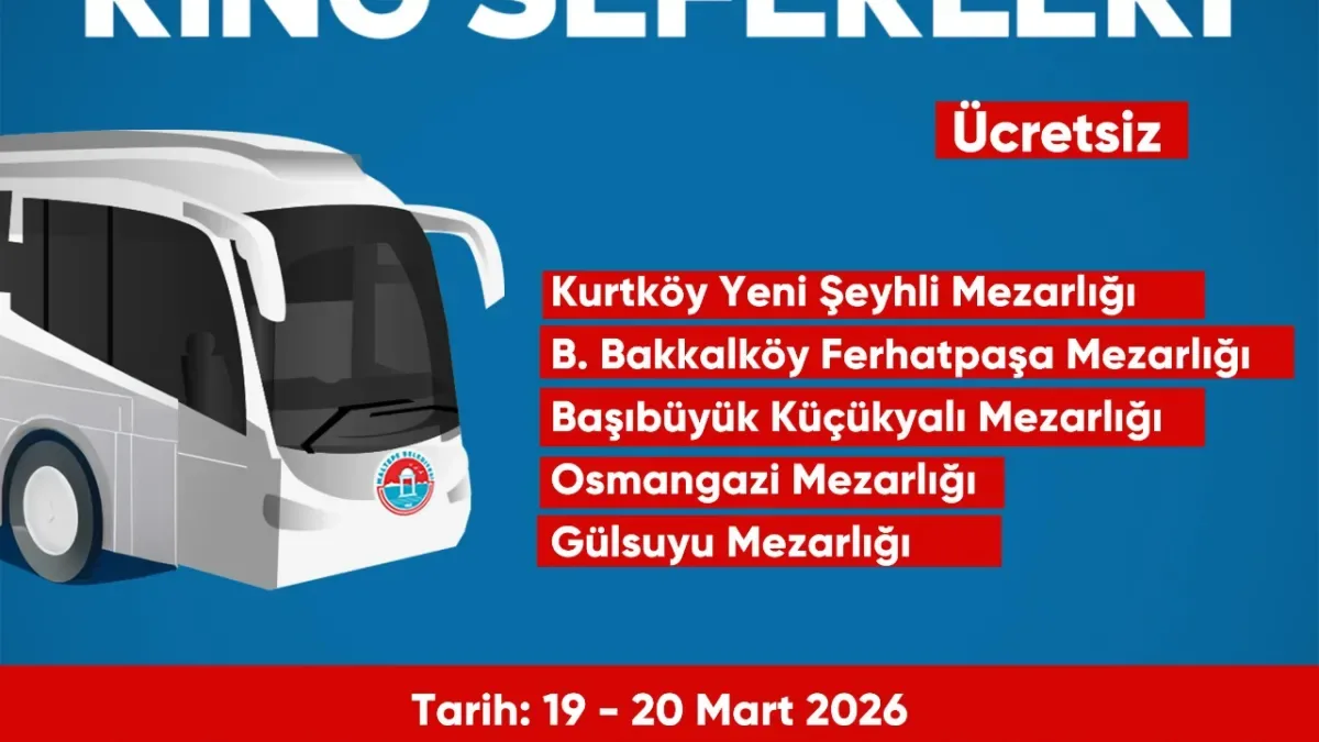 Maltepe Belediyesi Bayramda Kabir Ziyaretleri İçin Ücretsiz Ring Seferleri Başlattı Maltepe Belediyesi Bayramda Kabir Ziyaretleri İçin Ücretsiz Ring Seferleri Başlattı