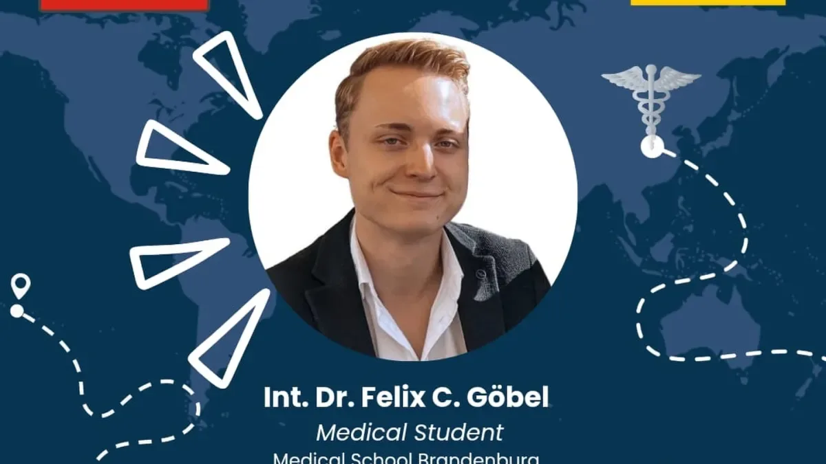 Int. Dr. Felix Göbel, Tıp Öğrencileriyle Buluşuyor: Almanya'da Hekimlik Kariyeri ve Fırsatları Int. Dr. Felix Göbel, Tıp Öğrencileriyle Buluşuyor: Almanya'da Hekimlik Kariyeri ve Fırsatları