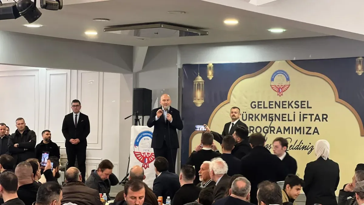 Süleyman Soylu Türkmeneli İftarında: Birlik Mesajı ve Teşekkür Süleyman Soylu Türkmeneli İftarında: Birlik Mesajı ve Teşekkür