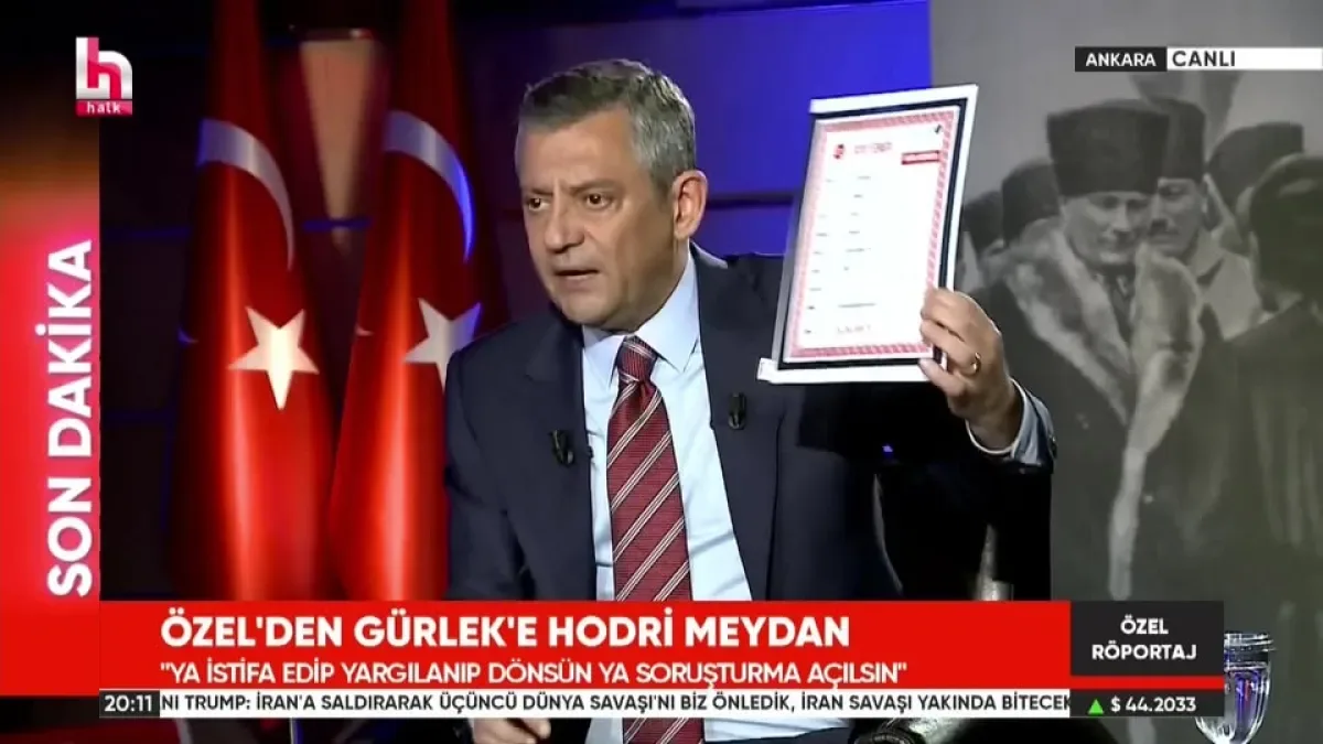 Özgür Özel Halk TV'de Özel Röportaj Programında Soruları Yanıtlıyor Özgür Özel Halk TV'de Özel Röportaj Programında Soruları Yanıtlıyor