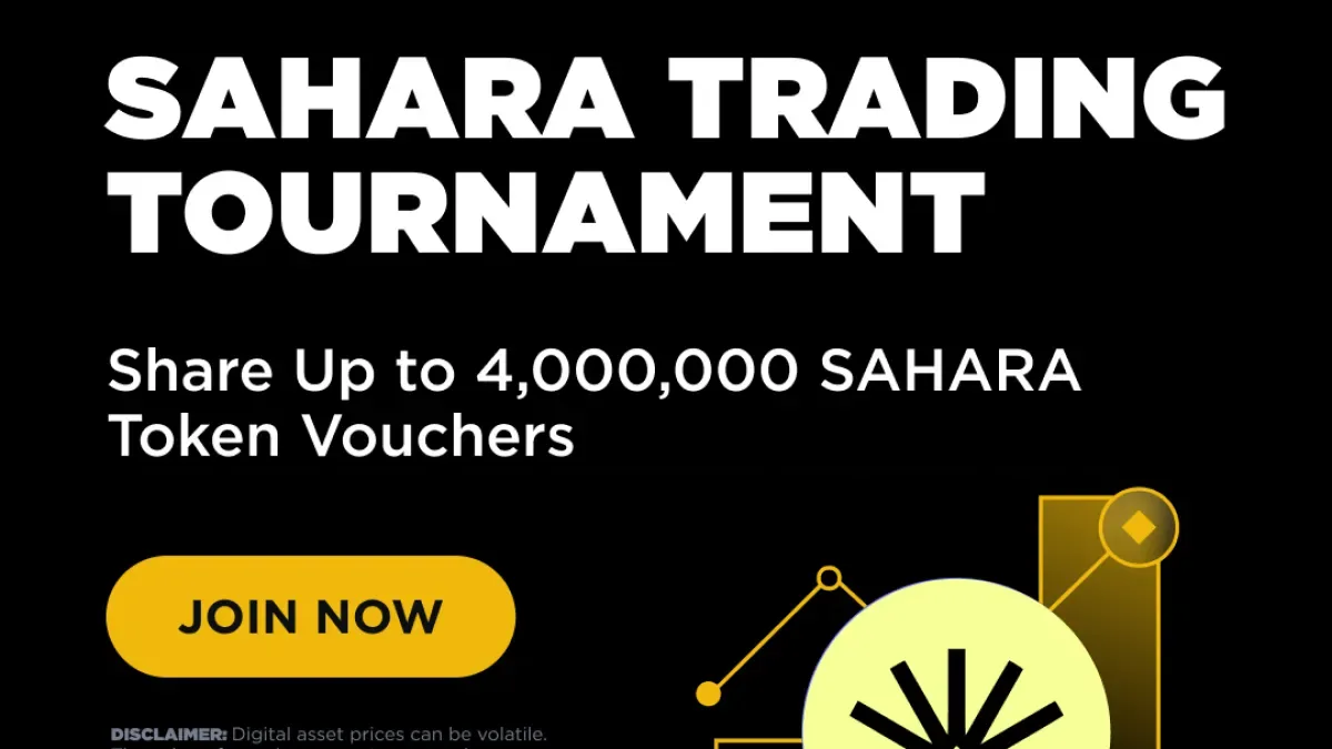 Binance SAHARA Trading Turnuvası Başladı: 4.000.000 SAHARA Token Voucher Ödülü Dağıtılacak Binance SAHARA Trading Turnuvası Başladı: 4.000.000 SAHARA Token Voucher Ödülü Dağıtılacak