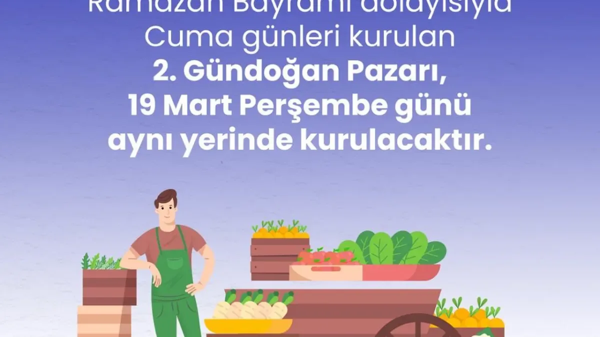 Altıeylül'de Ramazan Bayramı Pazarı İçin Tarih Değişti: 2. Gündoğan Pazarı Ne Zaman Kurulacak? Altıeylül'de Ramazan Bayramı Pazarı İçin Tarih Değişti: 2. Gündoğan Pazarı Ne Zaman Kurulacak?